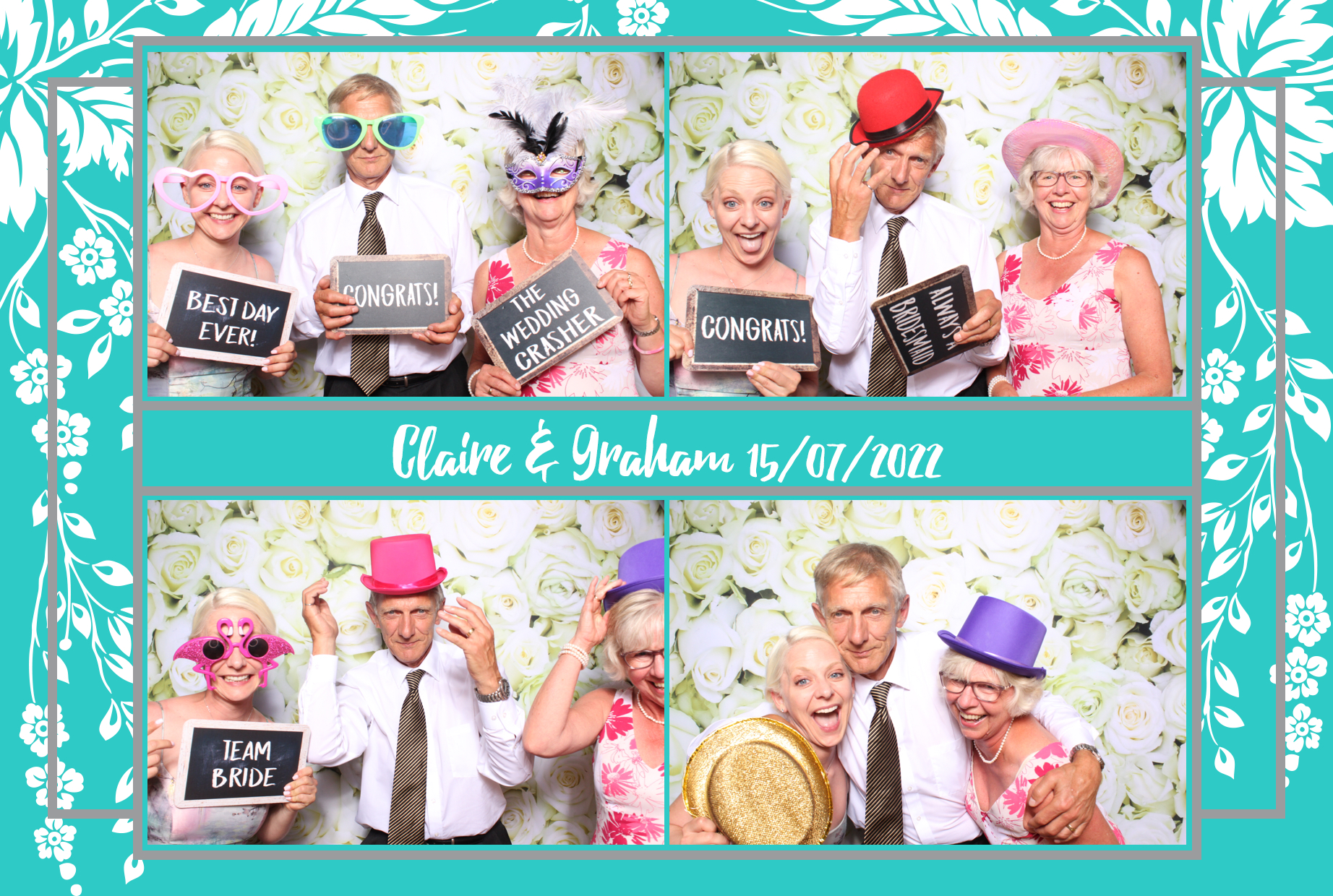 Claire & Graham | View more photos from the event at images.mobile-photo-booth.com/u/MobilePhotoBoothUK/Claire-Graham