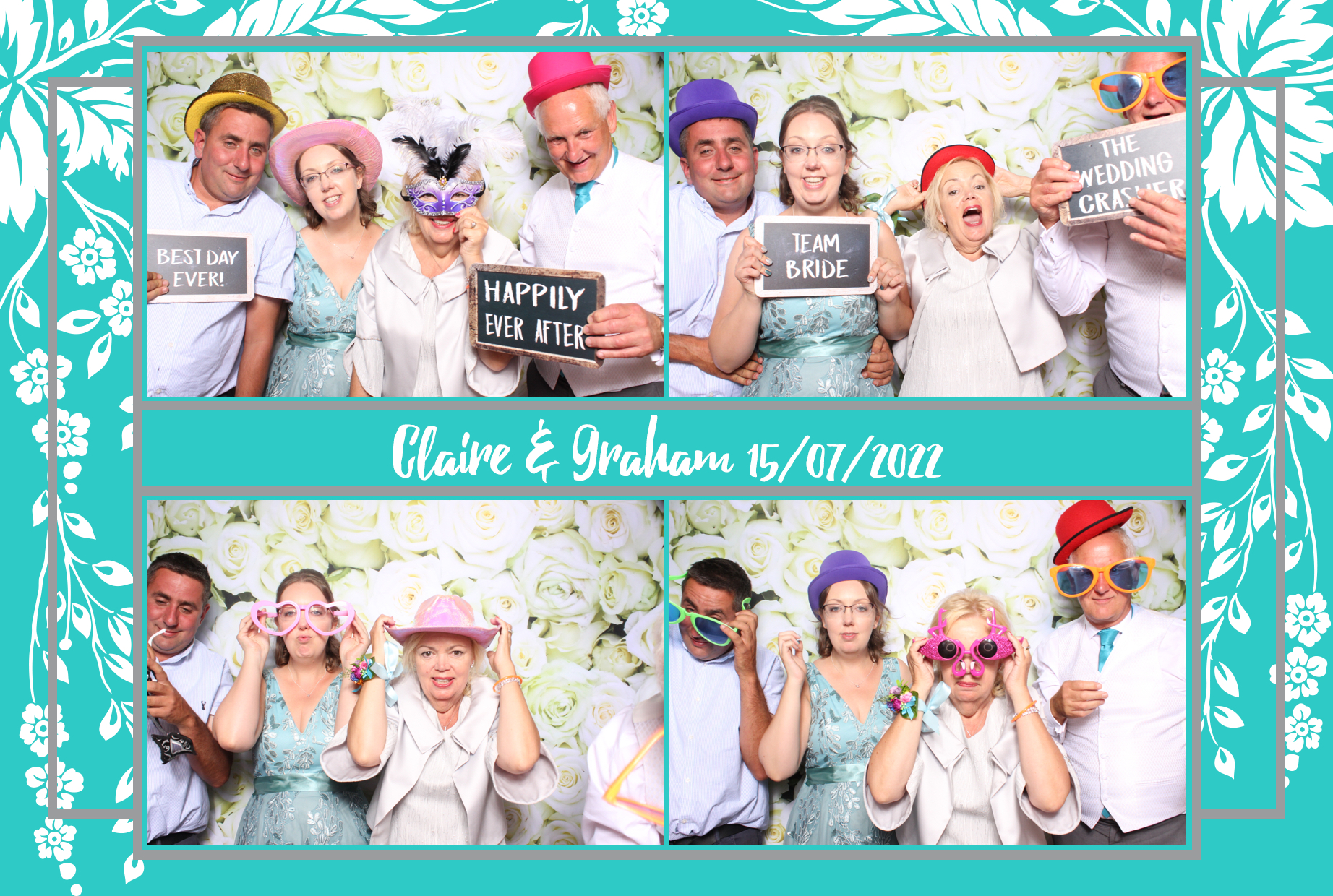 Claire & Graham | View more photos from the event at images.mobile-photo-booth.com/u/MobilePhotoBoothUK/Claire-Graham
