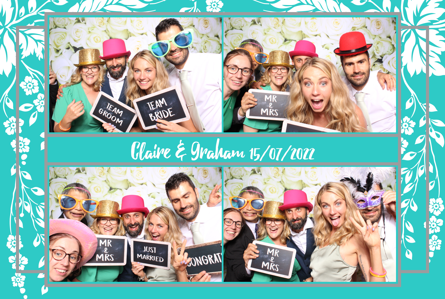 Claire & Graham | View more photos from the event at images.mobile-photo-booth.com/u/MobilePhotoBoothUK/Claire-Graham