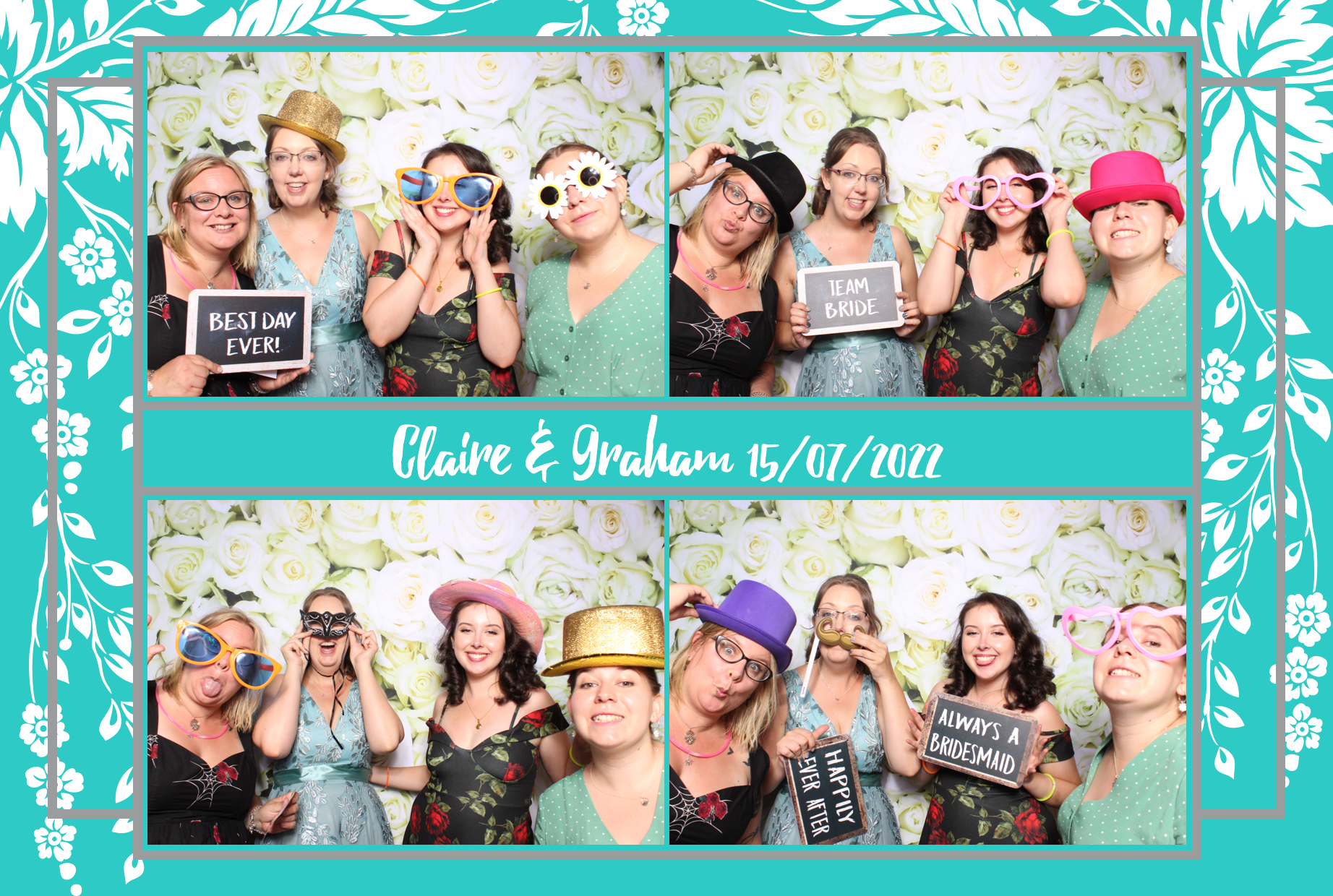 Claire & Graham | View more photos from the event at images.mobile-photo-booth.com/u/MobilePhotoBoothUK/Claire-Graham