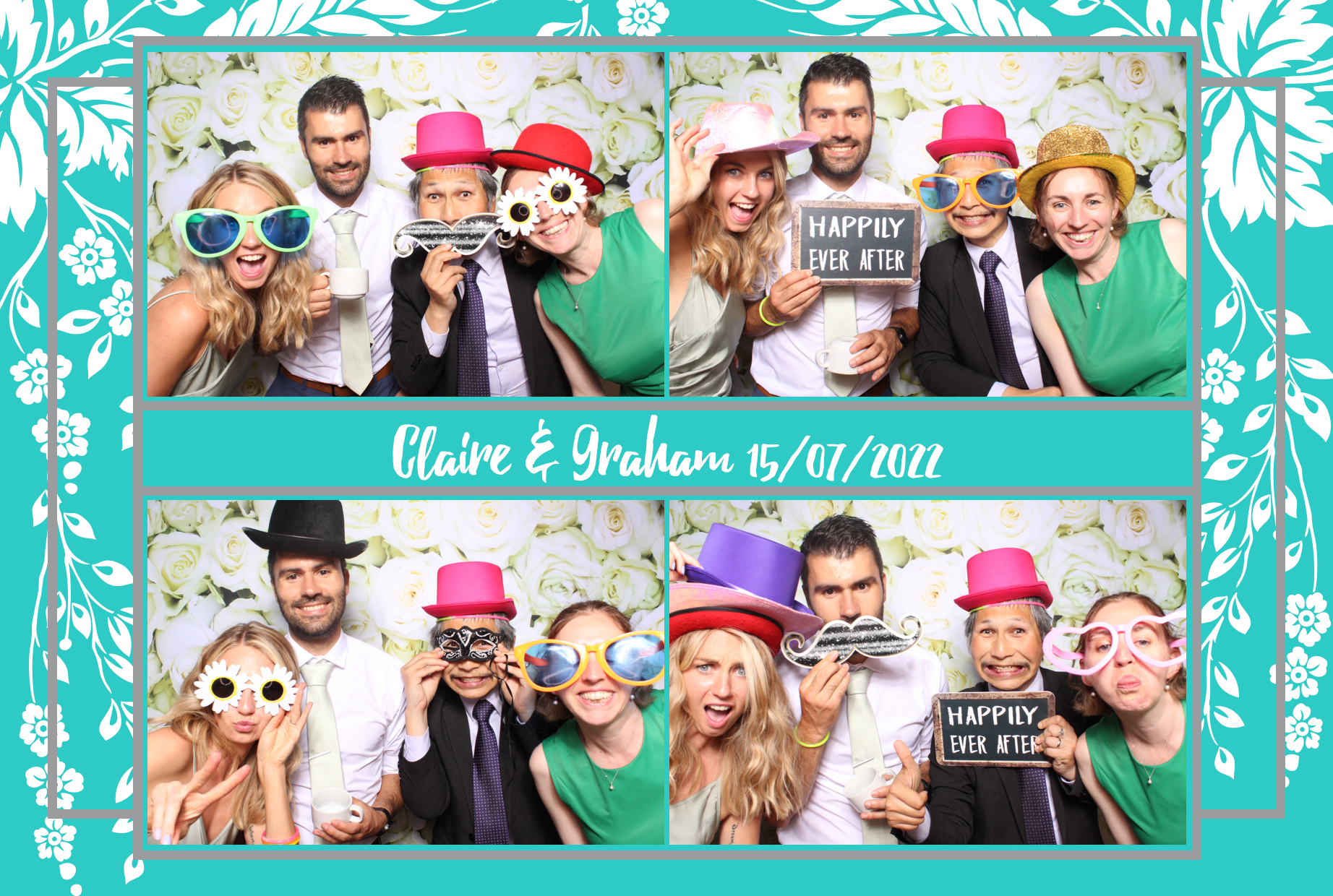 Claire & Graham | View more photos from the event at images.mobile-photo-booth.com/u/MobilePhotoBoothUK/Claire-Graham