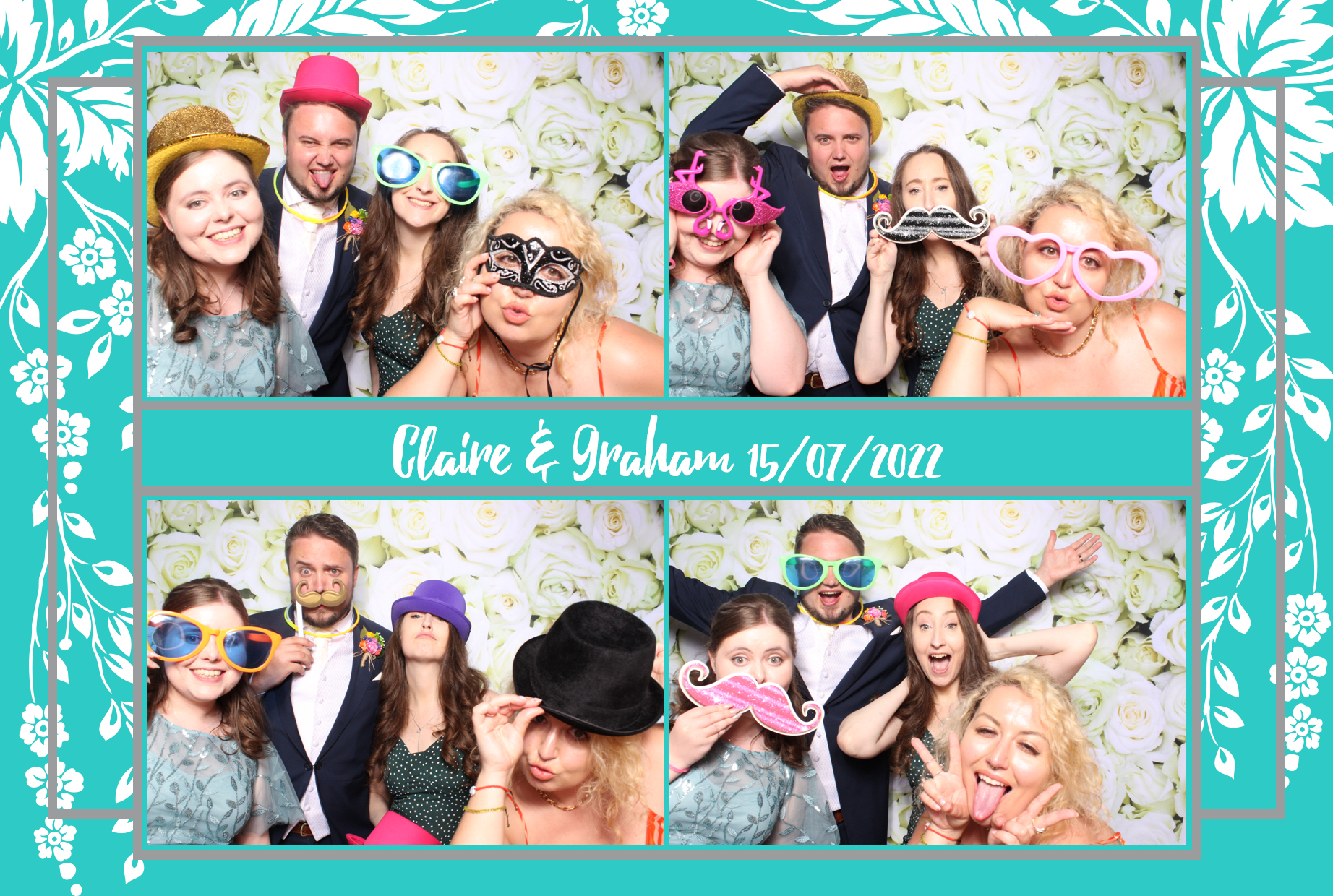 Claire & Graham | View more photos from the event at images.mobile-photo-booth.com/u/MobilePhotoBoothUK/Claire-Graham