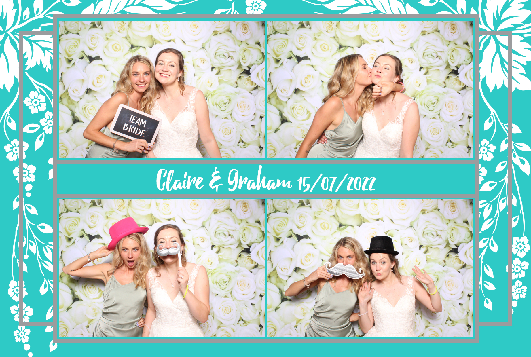 Claire & Graham | View more photos from the event at images.mobile-photo-booth.com/u/MobilePhotoBoothUK/Claire-Graham