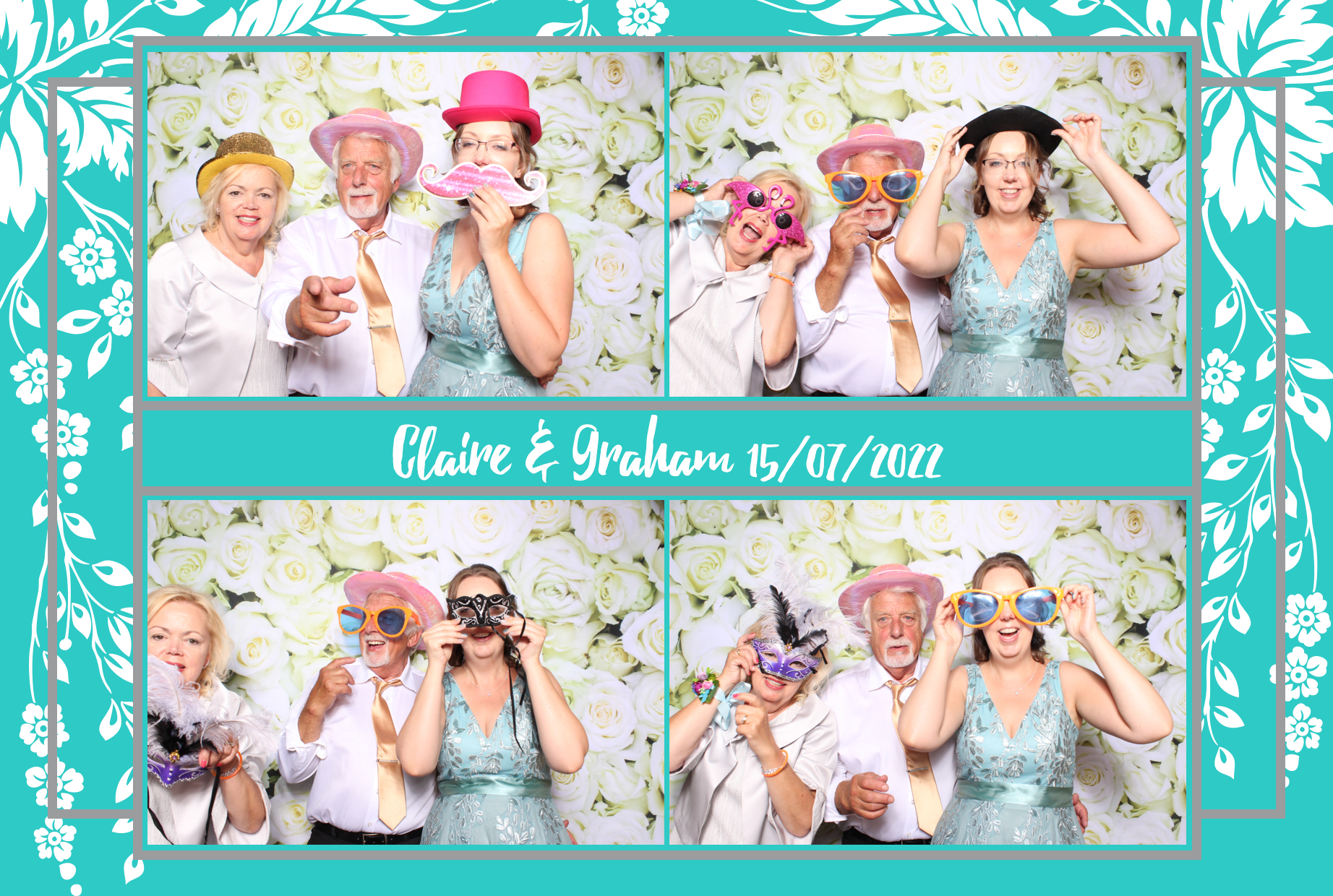 Claire & Graham | View more photos from the event at images.mobile-photo-booth.com/u/MobilePhotoBoothUK/Claire-Graham