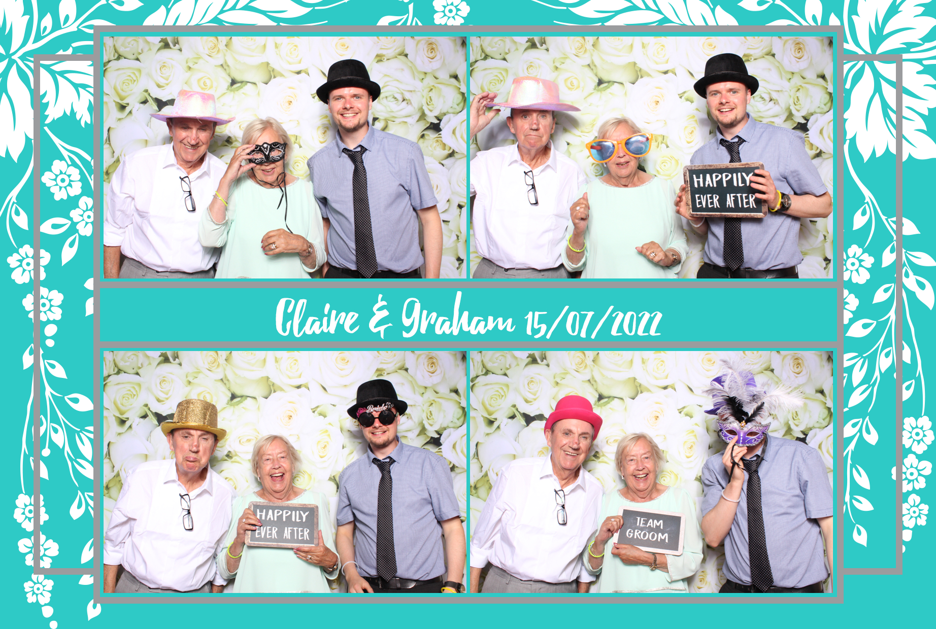 Claire & Graham | View more photos from the event at images.mobile-photo-booth.com/u/MobilePhotoBoothUK/Claire-Graham
