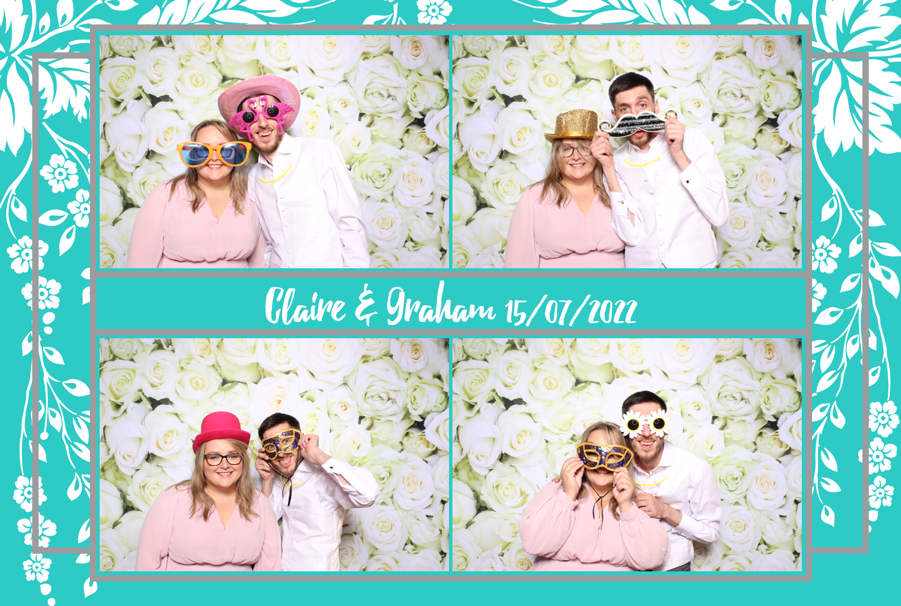 Claire & Graham | View more photos from the event at images.mobile-photo-booth.com/u/MobilePhotoBoothUK/Claire-Graham