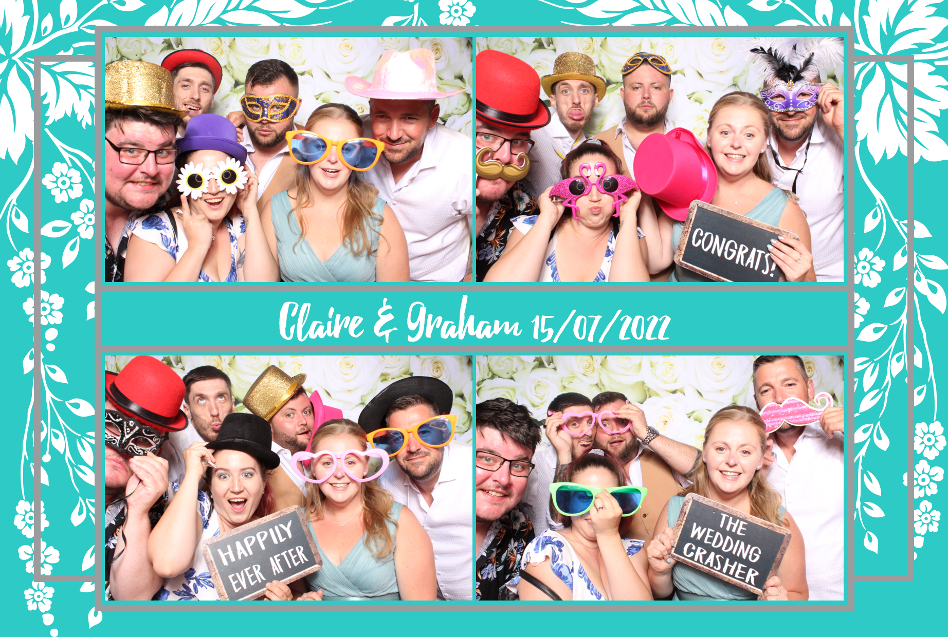 Claire & Graham | View more photos from the event at images.mobile-photo-booth.com/u/MobilePhotoBoothUK/Claire-Graham