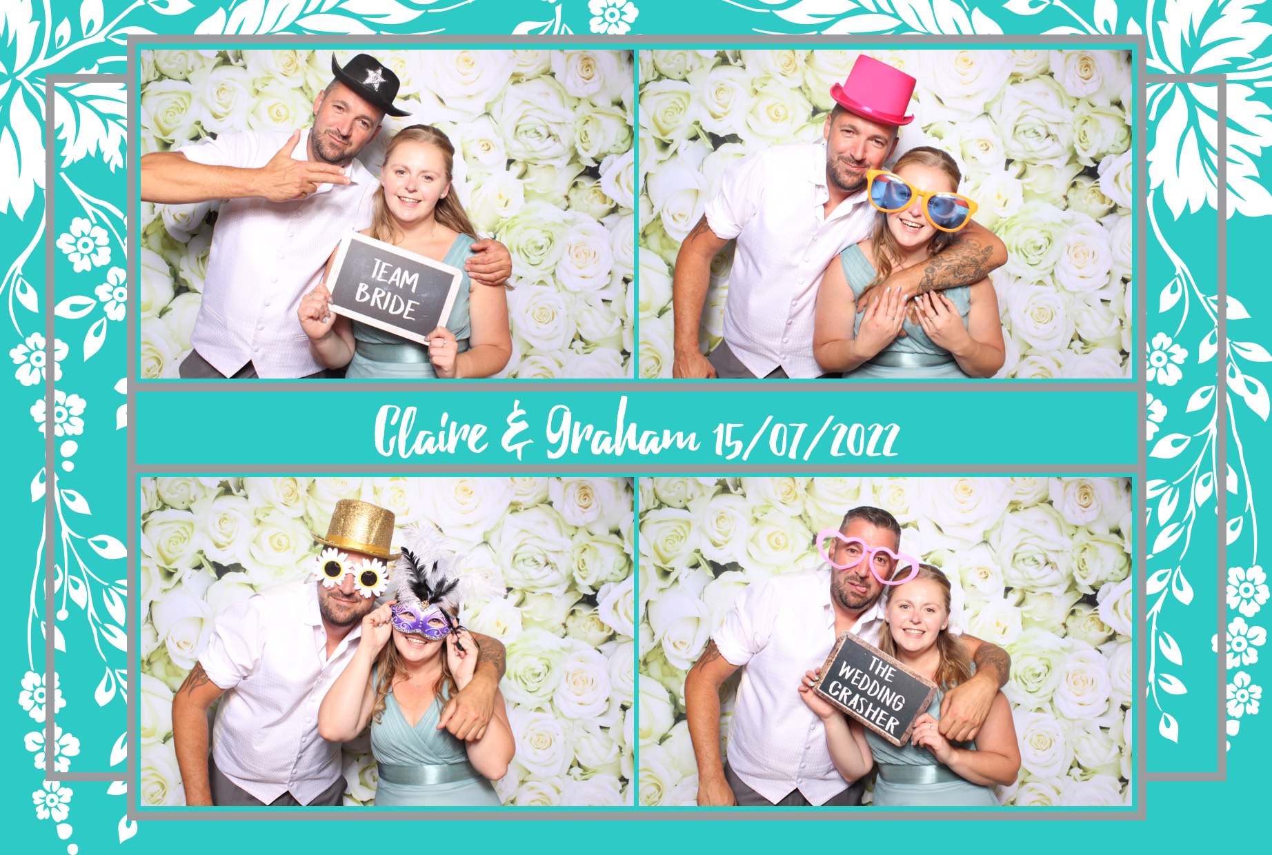 Claire & Graham | View more photos from the event at images.mobile-photo-booth.com/u/MobilePhotoBoothUK/Claire-Graham