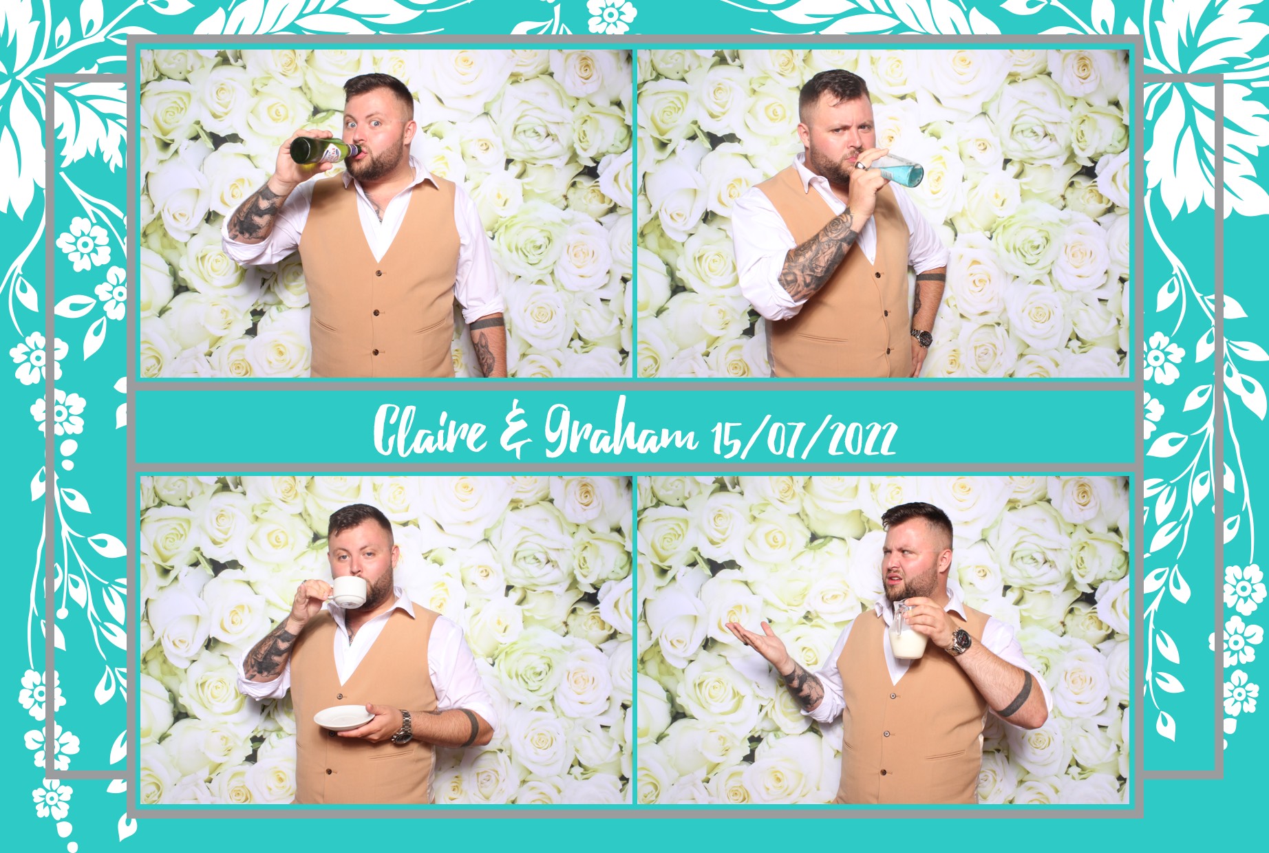 Claire & Graham | View more photos from the event at images.mobile-photo-booth.com/u/MobilePhotoBoothUK/Claire-Graham