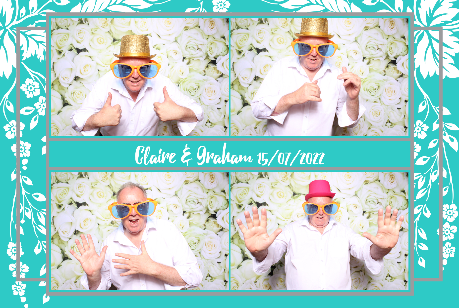 Claire & Graham | View more photos from the event at images.mobile-photo-booth.com/u/MobilePhotoBoothUK/Claire-Graham