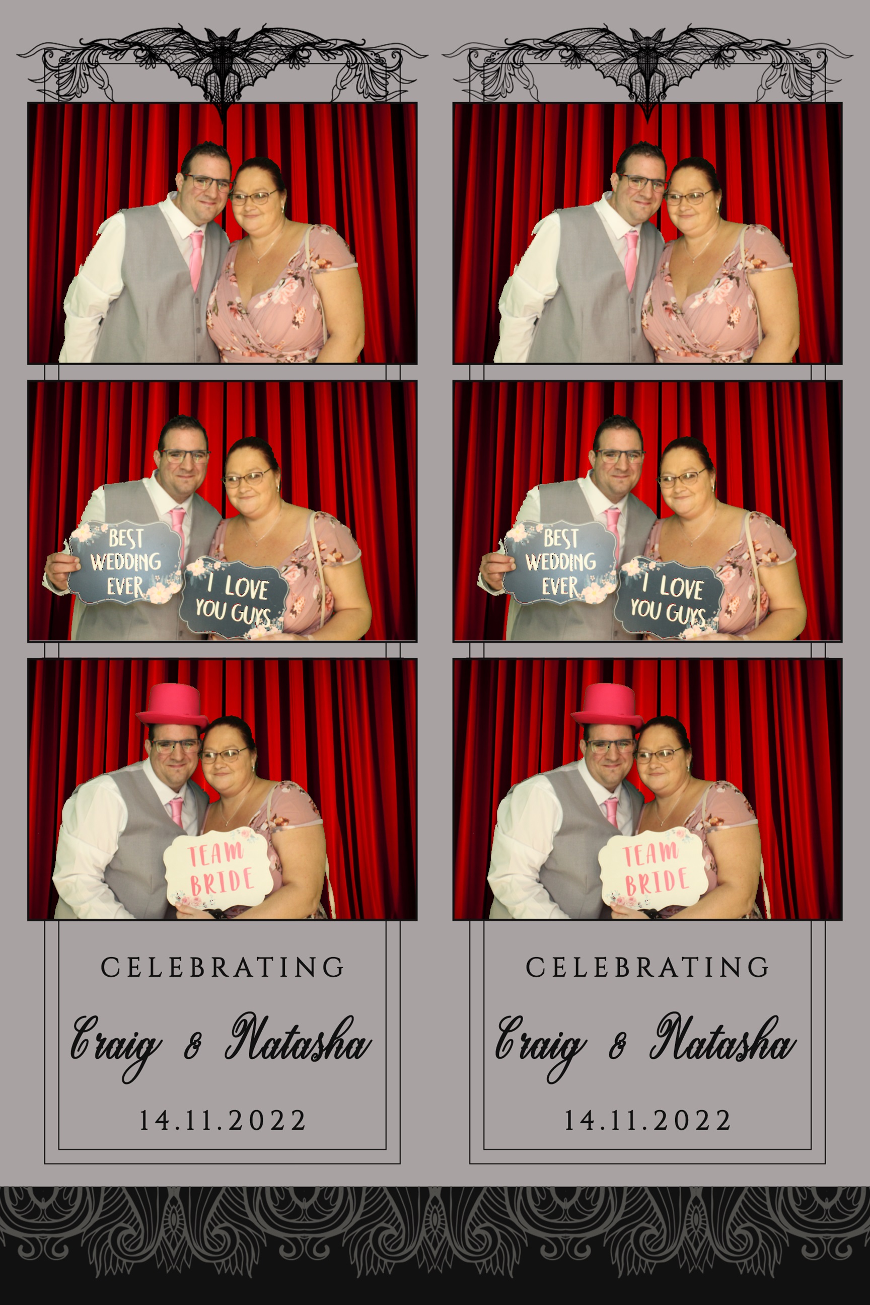 Craig & Natasha | View more photos from the event at images.mobile-photo-booth.com/u/MobilePhotoBoothUK/Craig-Natasha
