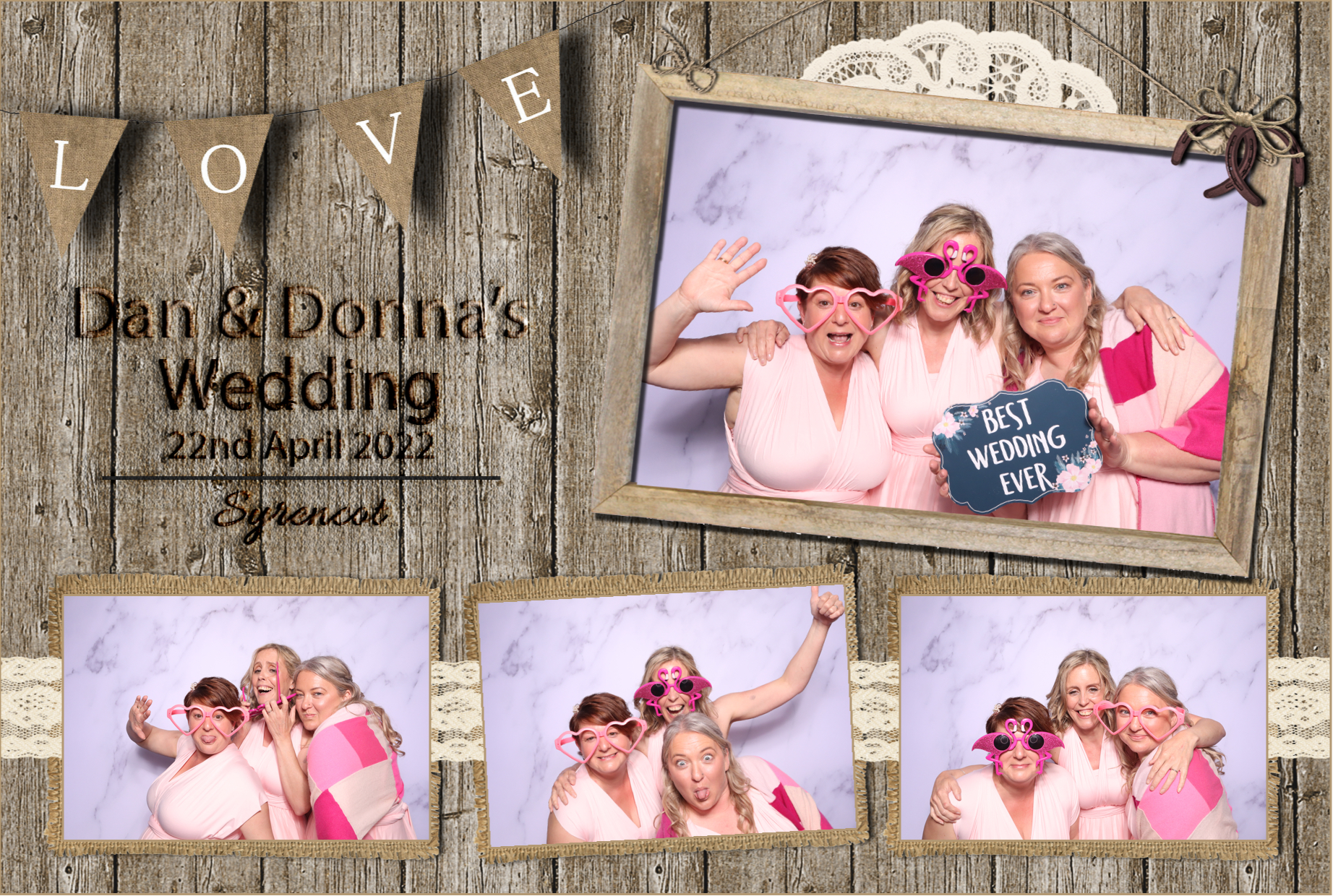 Dan & Donna | View more photos from the event at images.mobile-photo-booth.com/u/MobilePhotoBoothUK/Dan-Donna