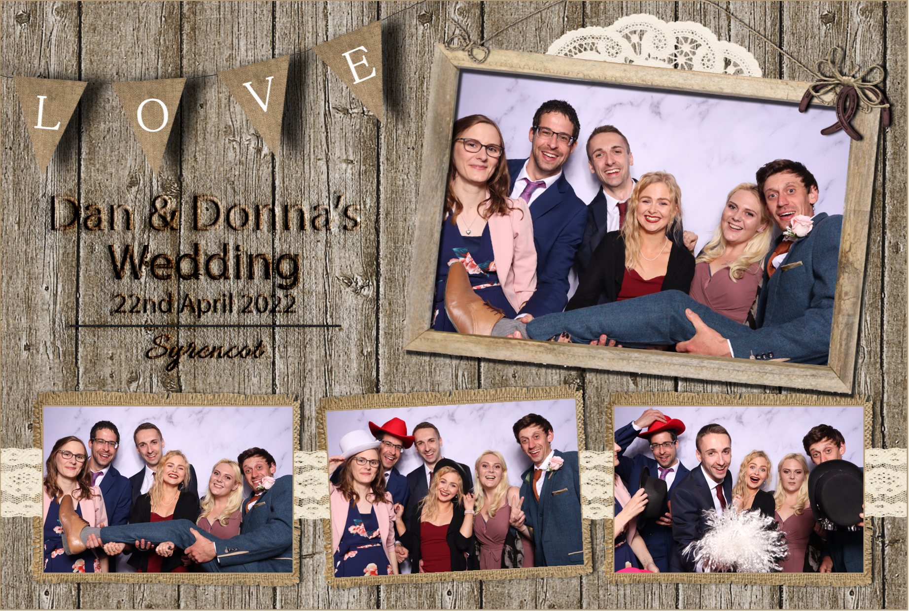 Dan & Donna | View more photos from the event at images.mobile-photo-booth.com/u/MobilePhotoBoothUK/Dan-Donna