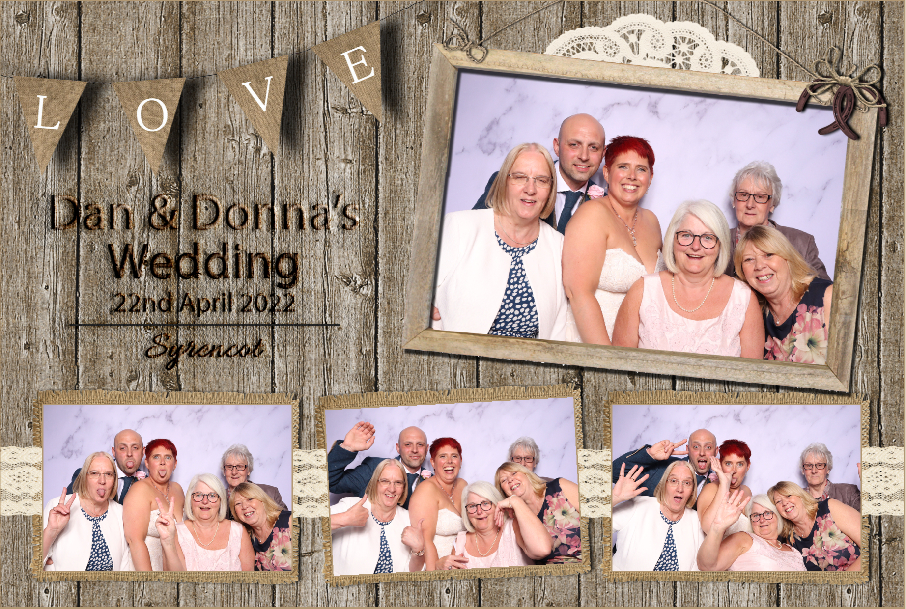 Dan & Donna | View more photos from the event at images.mobile-photo-booth.com/u/MobilePhotoBoothUK/Dan-Donna
