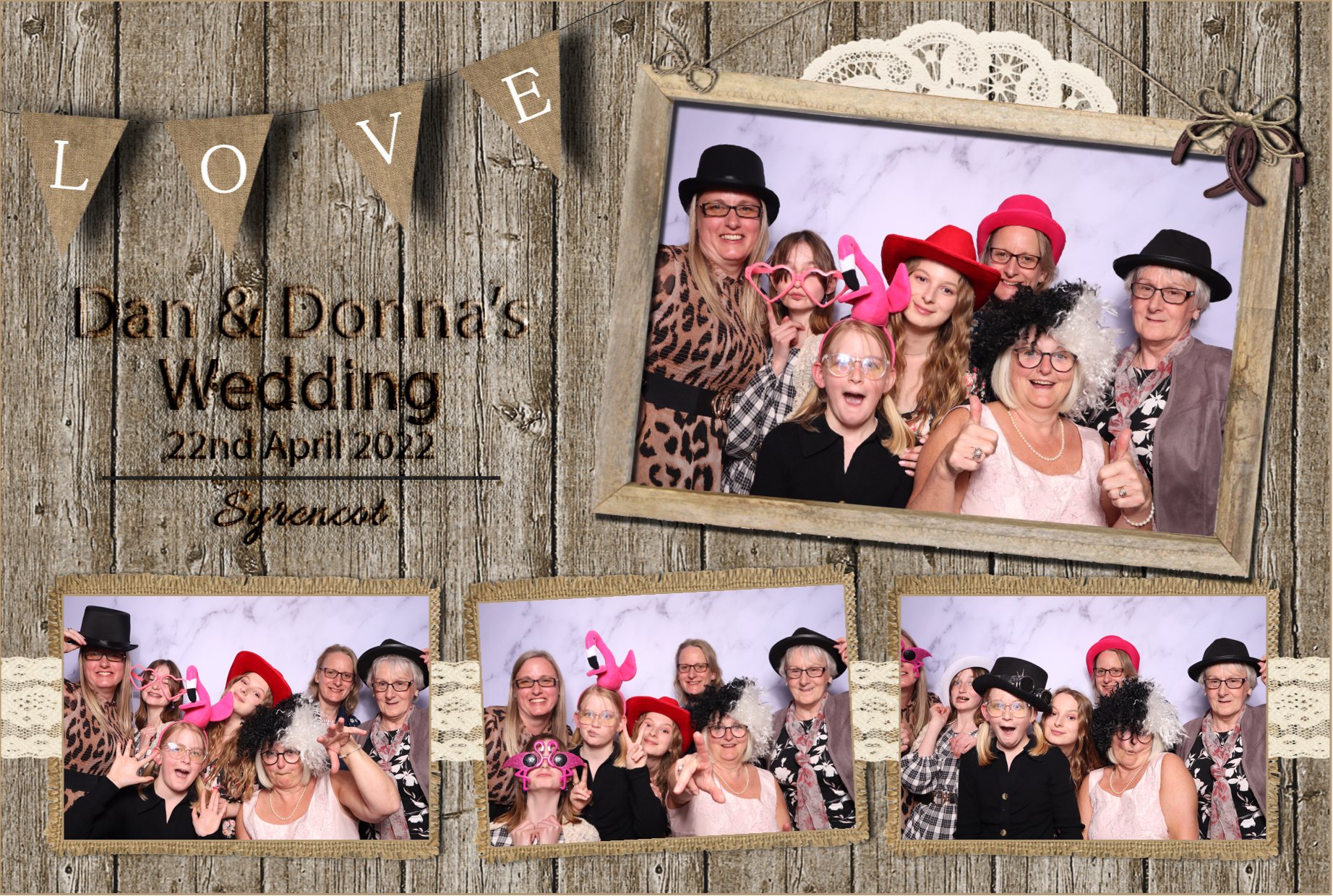 Dan & Donna | View more photos from the event at images.mobile-photo-booth.com/u/MobilePhotoBoothUK/Dan-Donna