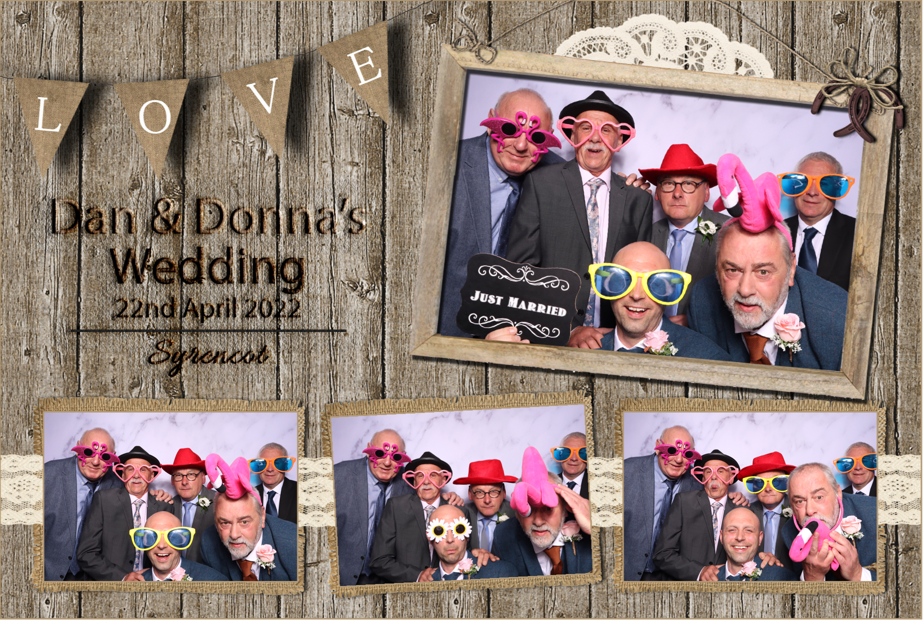 Dan & Donna | View more photos from the event at images.mobile-photo-booth.com/u/MobilePhotoBoothUK/Dan-Donna