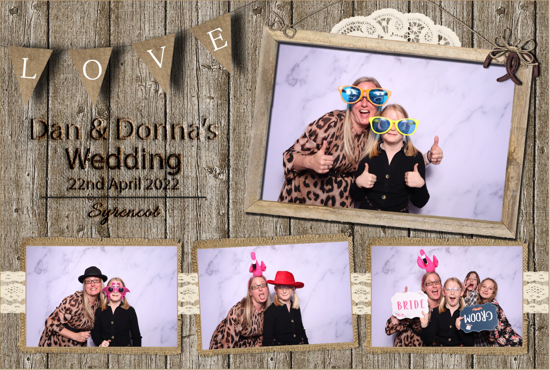 Dan & Donna | View more photos from the event at images.mobile-photo-booth.com/u/MobilePhotoBoothUK/Dan-Donna