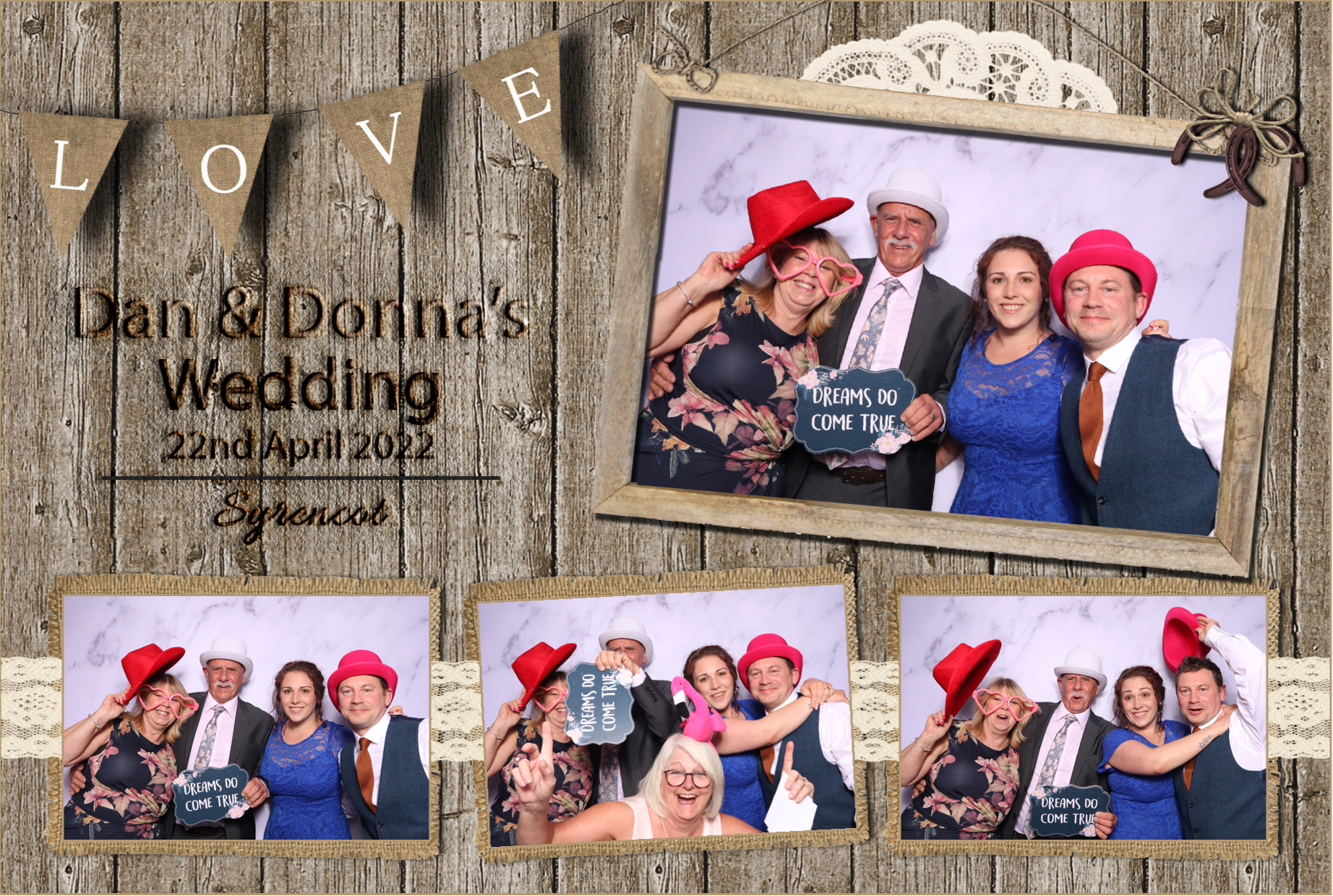 Dan & Donna | View more photos from the event at images.mobile-photo-booth.com/u/MobilePhotoBoothUK/Dan-Donna