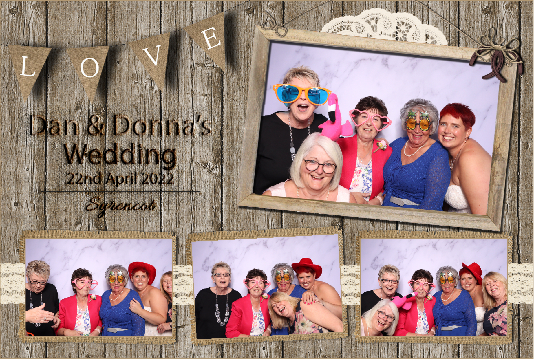 Dan & Donna | View more photos from the event at images.mobile-photo-booth.com/u/MobilePhotoBoothUK/Dan-Donna