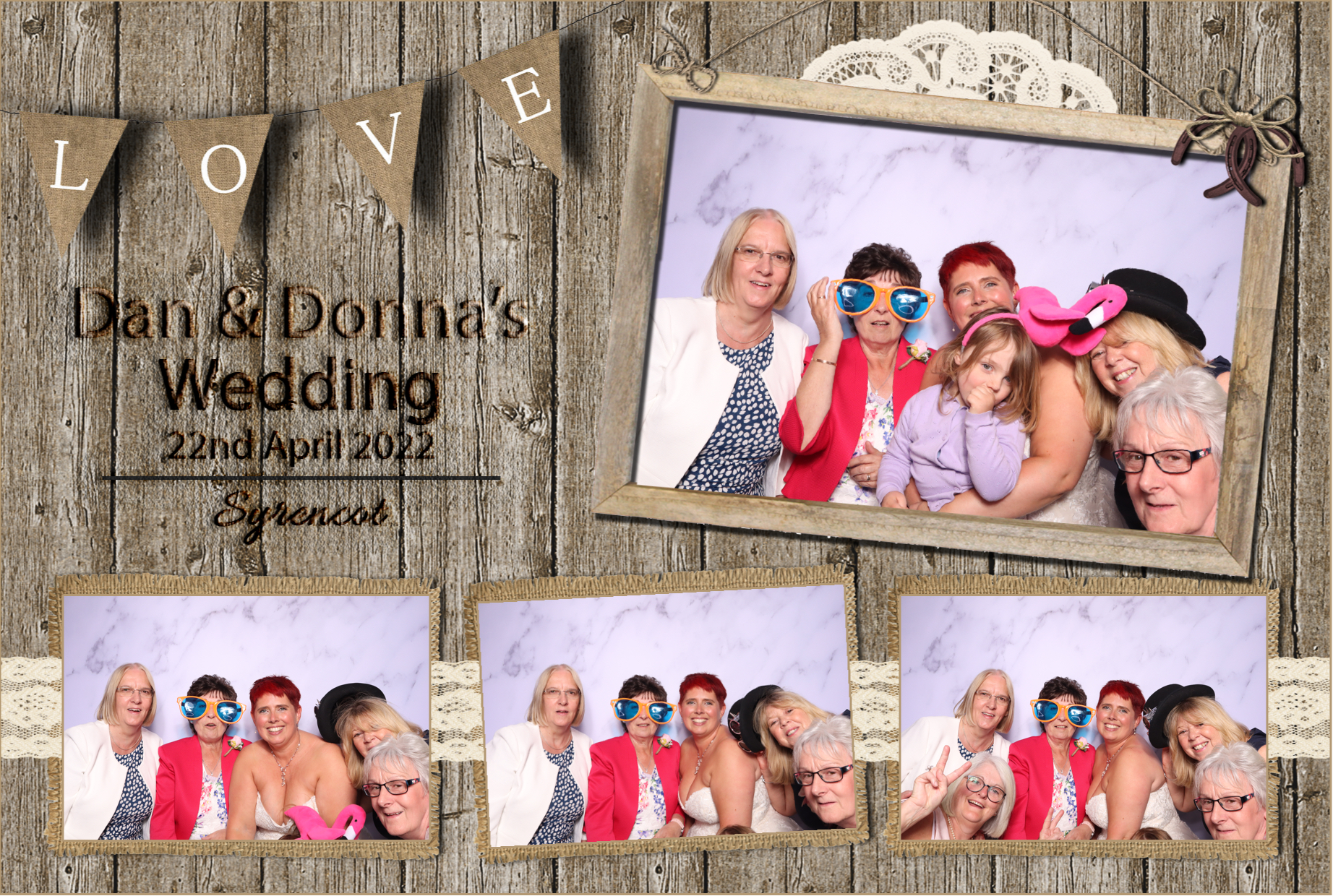 Dan & Donna | View more photos from the event at images.mobile-photo-booth.com/u/MobilePhotoBoothUK/Dan-Donna