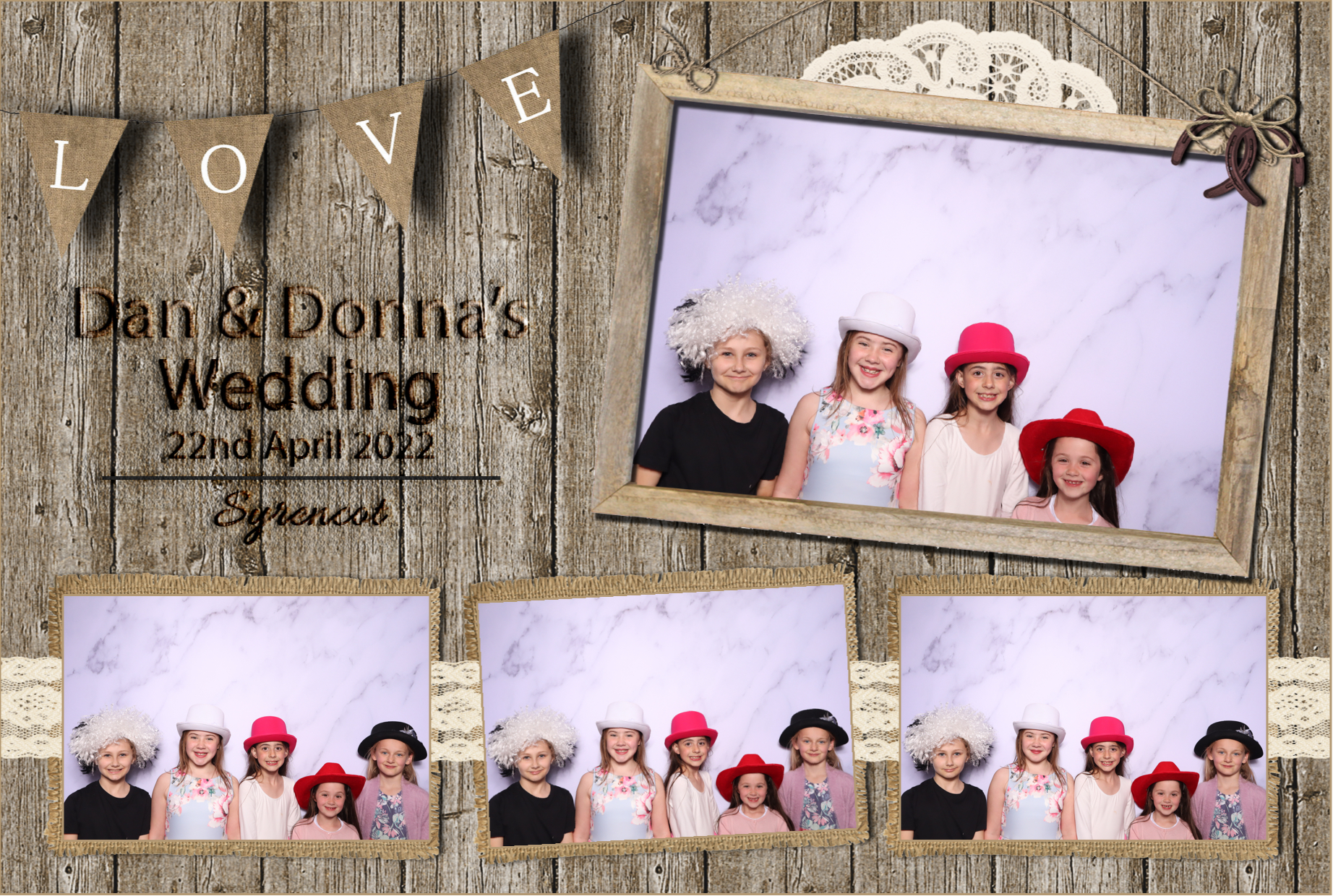 Dan & Donna | View more photos from the event at images.mobile-photo-booth.com/u/MobilePhotoBoothUK/Dan-Donna