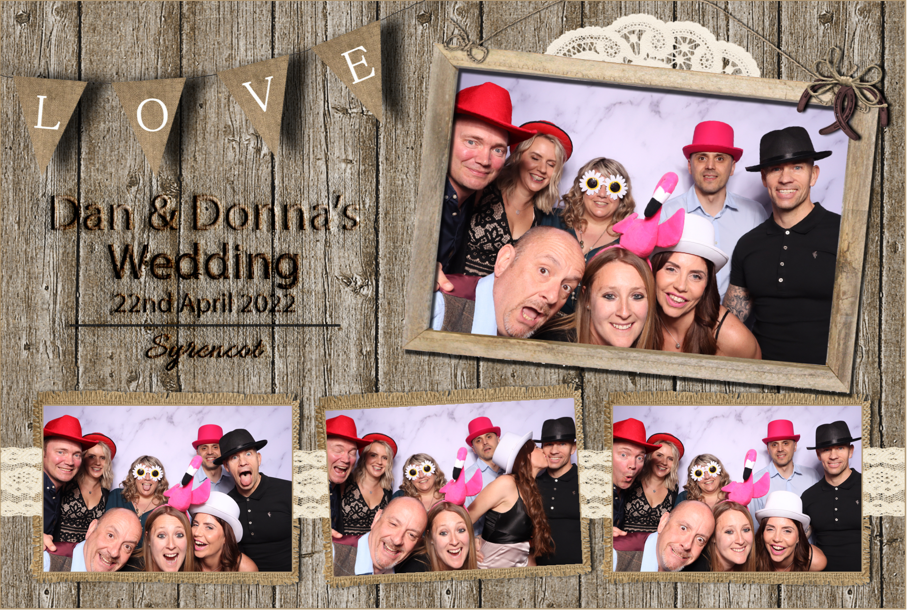 Dan & Donna | View more photos from the event at images.mobile-photo-booth.com/u/MobilePhotoBoothUK/Dan-Donna