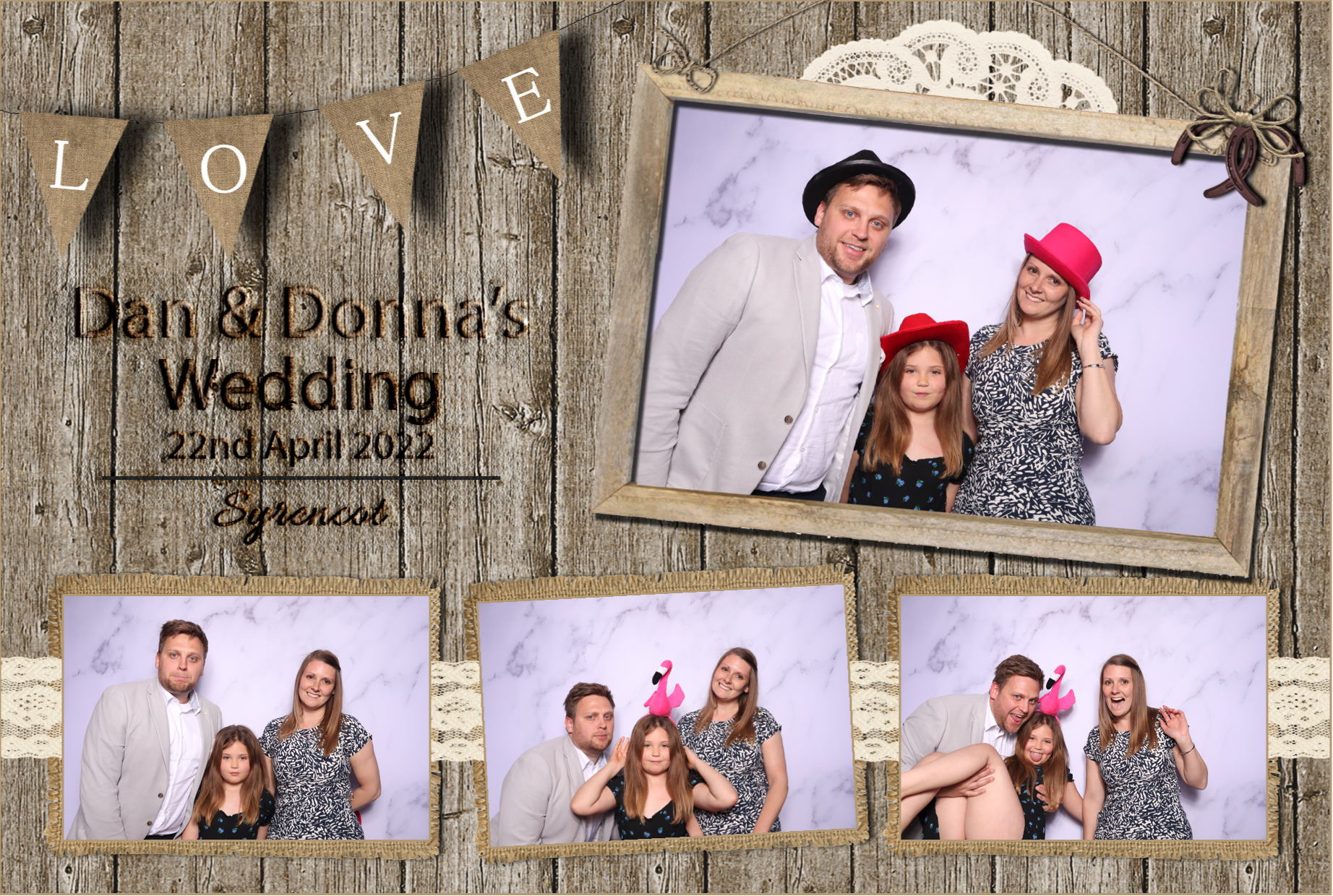 Dan & Donna | View more photos from the event at images.mobile-photo-booth.com/u/MobilePhotoBoothUK/Dan-Donna