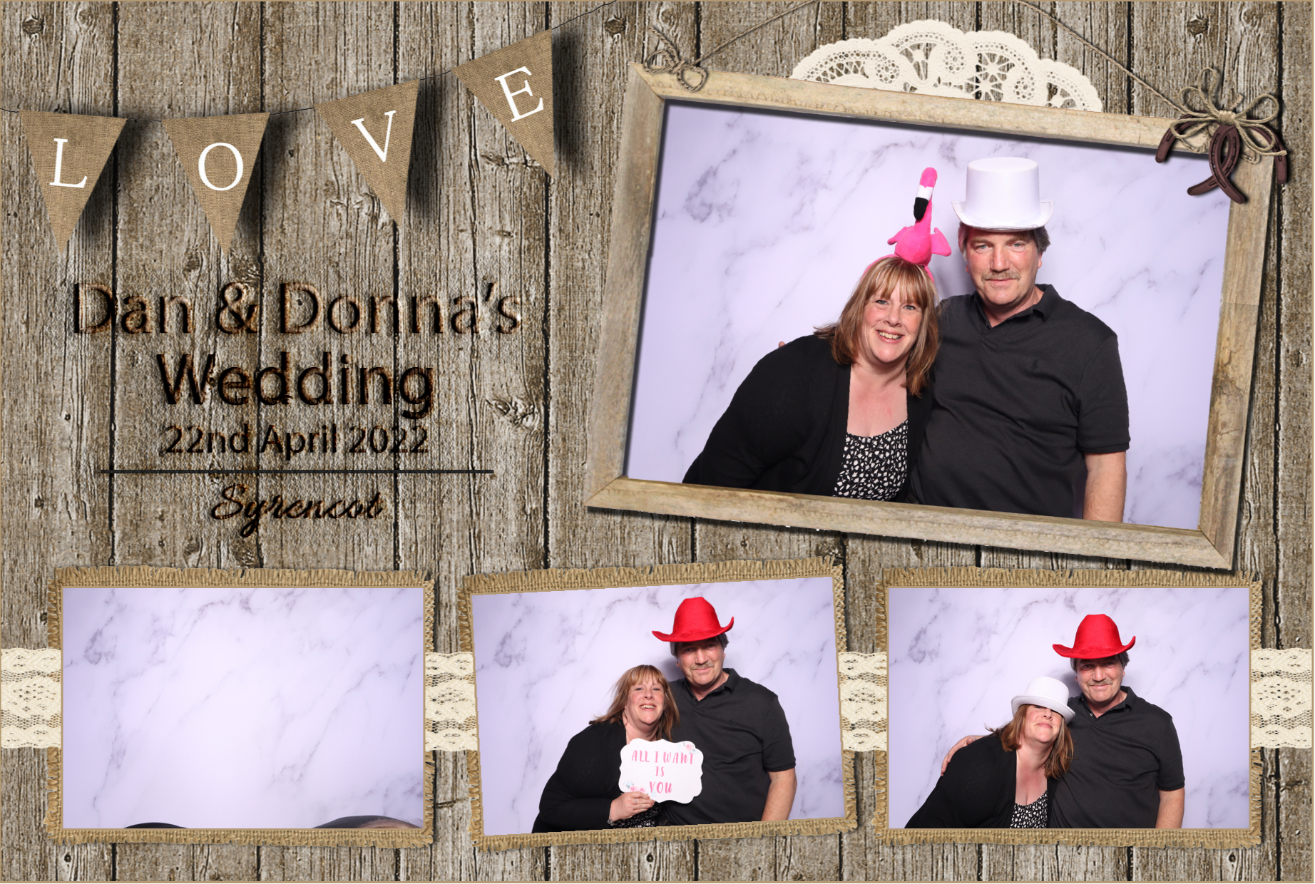 Dan & Donna | View more photos from the event at images.mobile-photo-booth.com/u/MobilePhotoBoothUK/Dan-Donna
