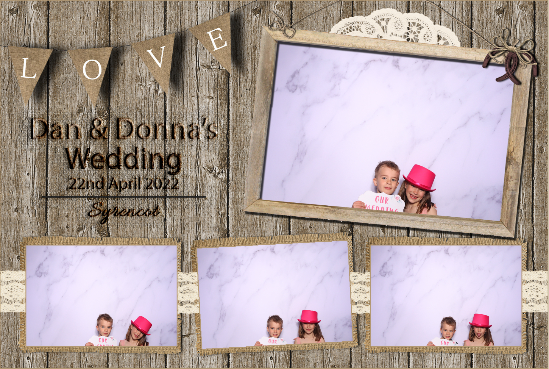 Dan & Donna | View more photos from the event at images.mobile-photo-booth.com/u/MobilePhotoBoothUK/Dan-Donna
