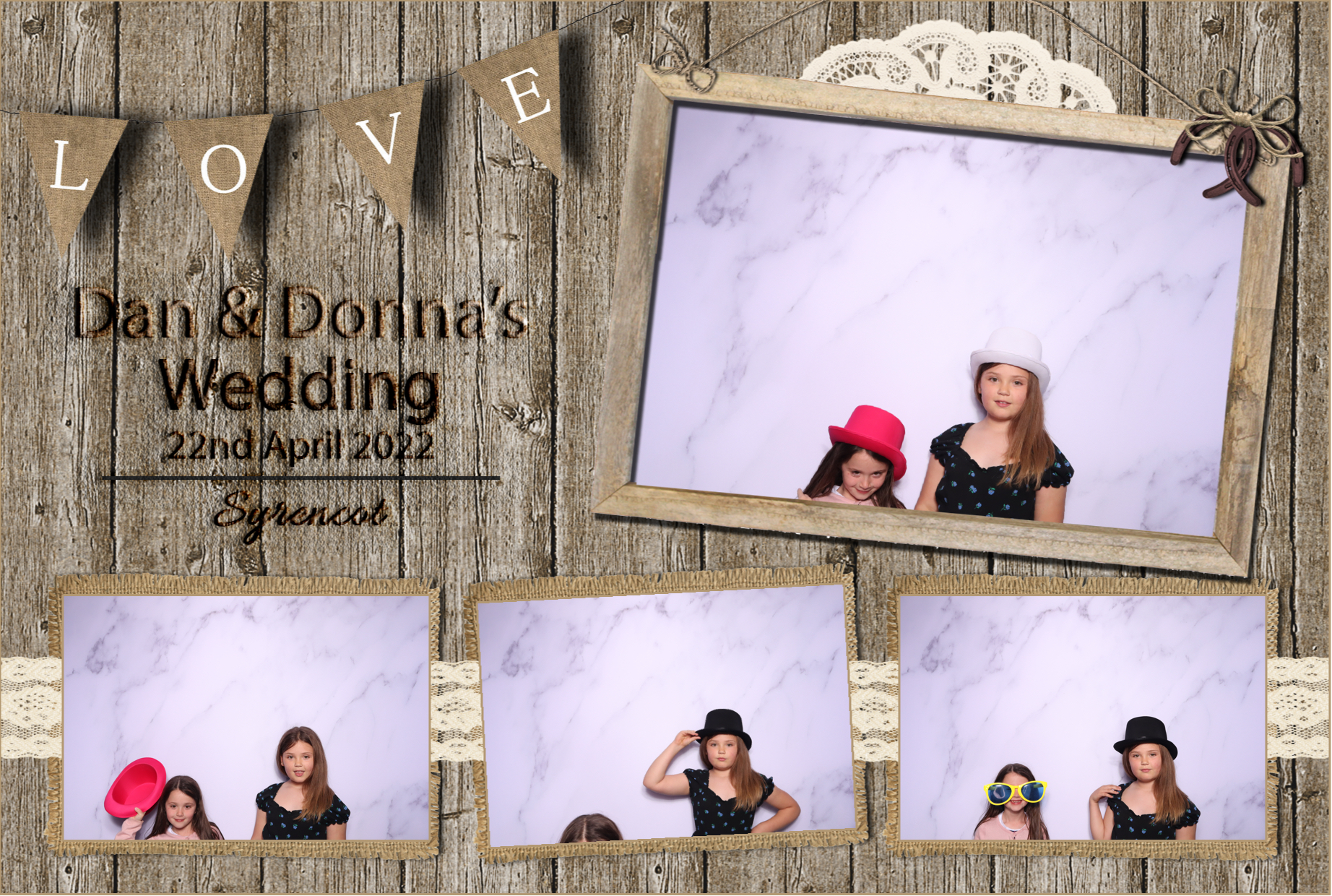 Dan & Donna | View more photos from the event at images.mobile-photo-booth.com/u/MobilePhotoBoothUK/Dan-Donna
