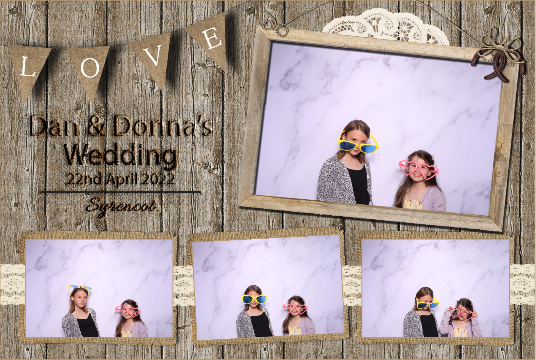 Dan & Donna | View more photos from the event at images.mobile-photo-booth.com/u/MobilePhotoBoothUK/Dan-Donna