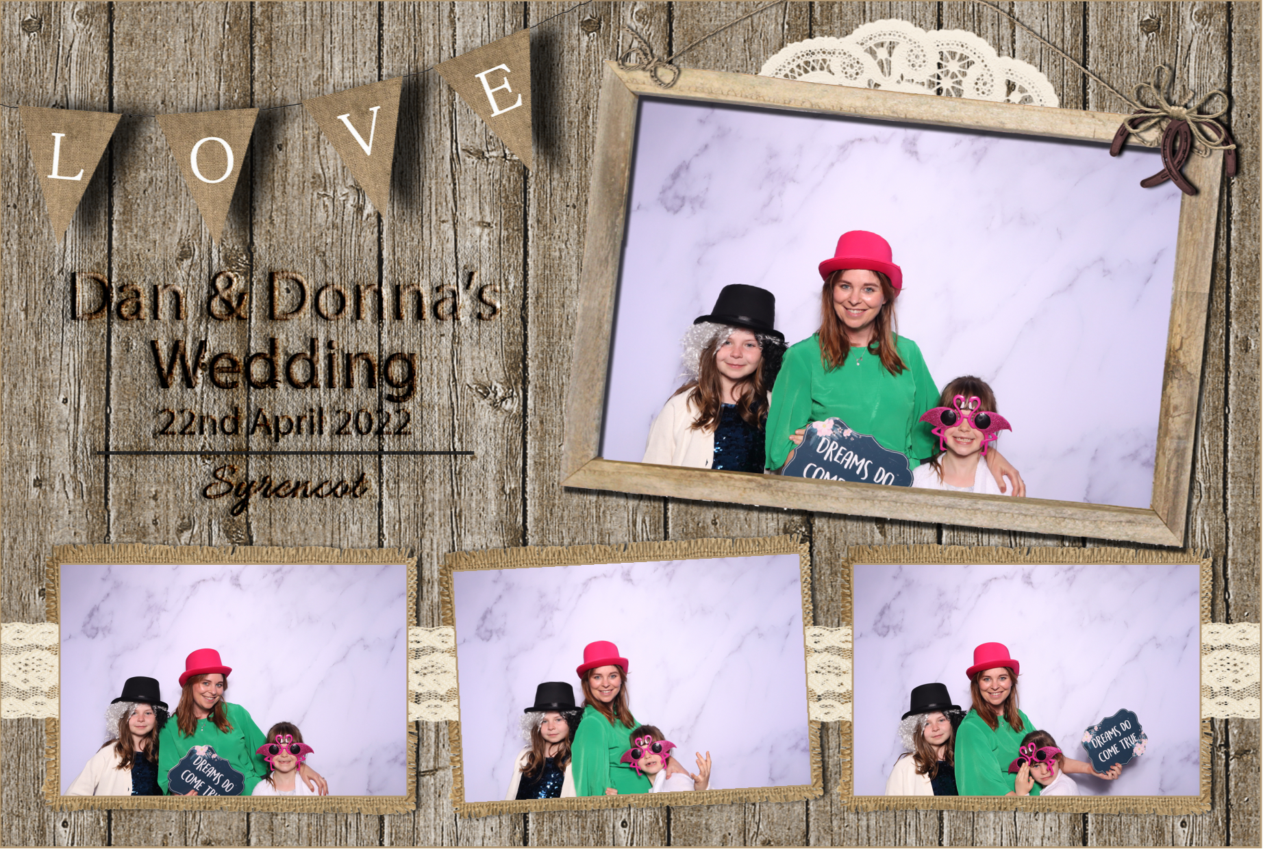 Dan & Donna | View more photos from the event at images.mobile-photo-booth.com/u/MobilePhotoBoothUK/Dan-Donna