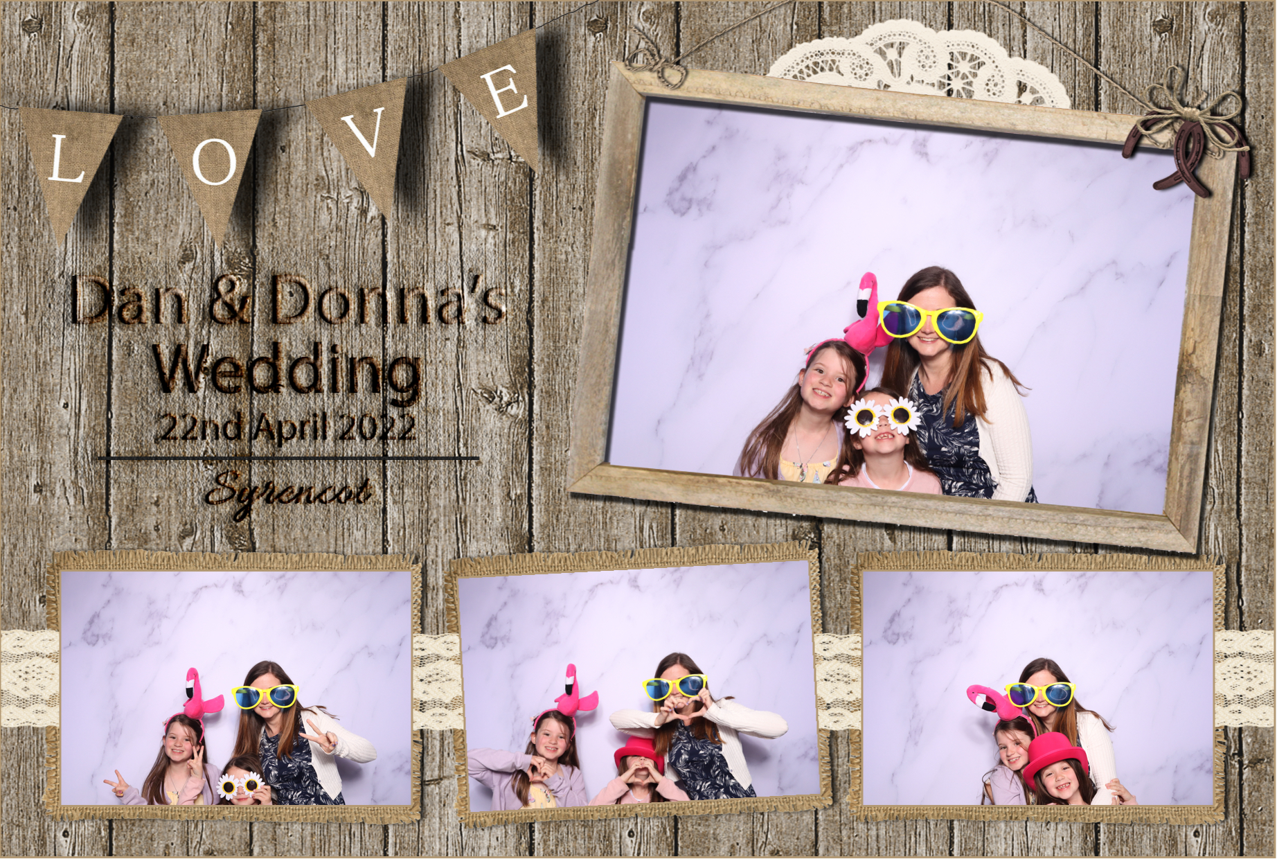 Dan & Donna | View more photos from the event at images.mobile-photo-booth.com/u/MobilePhotoBoothUK/Dan-Donna