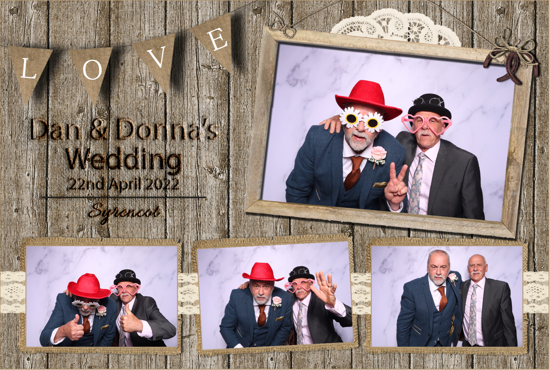 Dan & Donna | View more photos from the event at images.mobile-photo-booth.com/u/MobilePhotoBoothUK/Dan-Donna