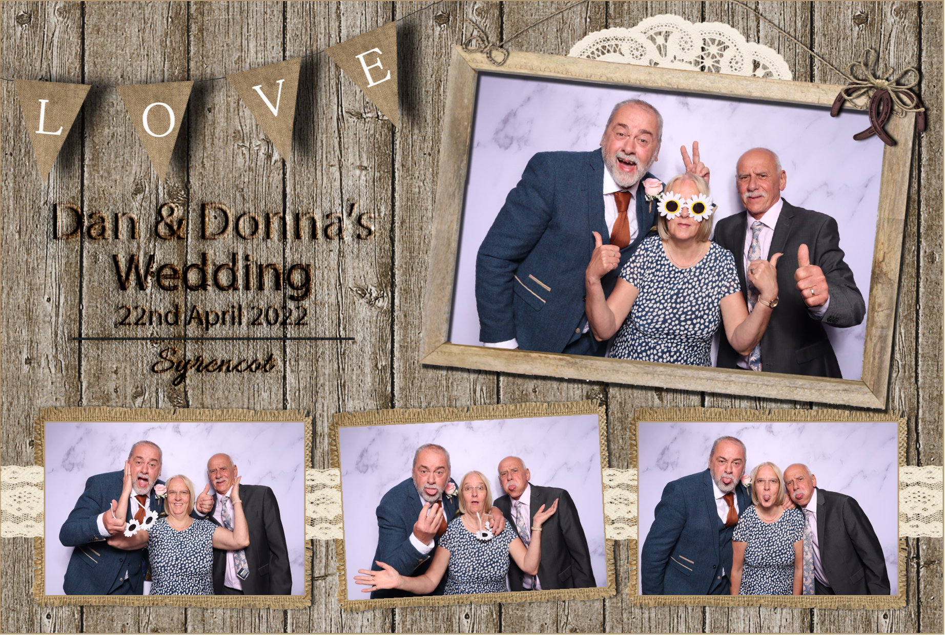 Dan & Donna | View more photos from the event at images.mobile-photo-booth.com/u/MobilePhotoBoothUK/Dan-Donna