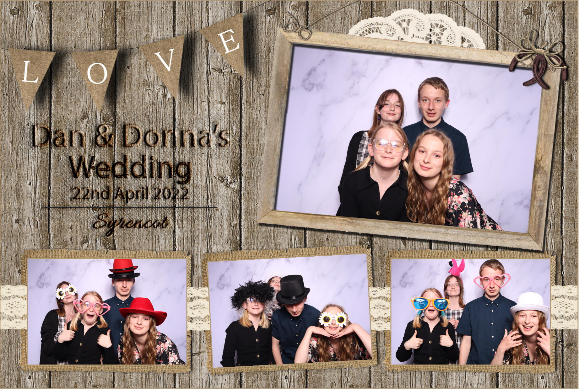 Dan & Donna | View more photos from the event at images.mobile-photo-booth.com/u/MobilePhotoBoothUK/Dan-Donna