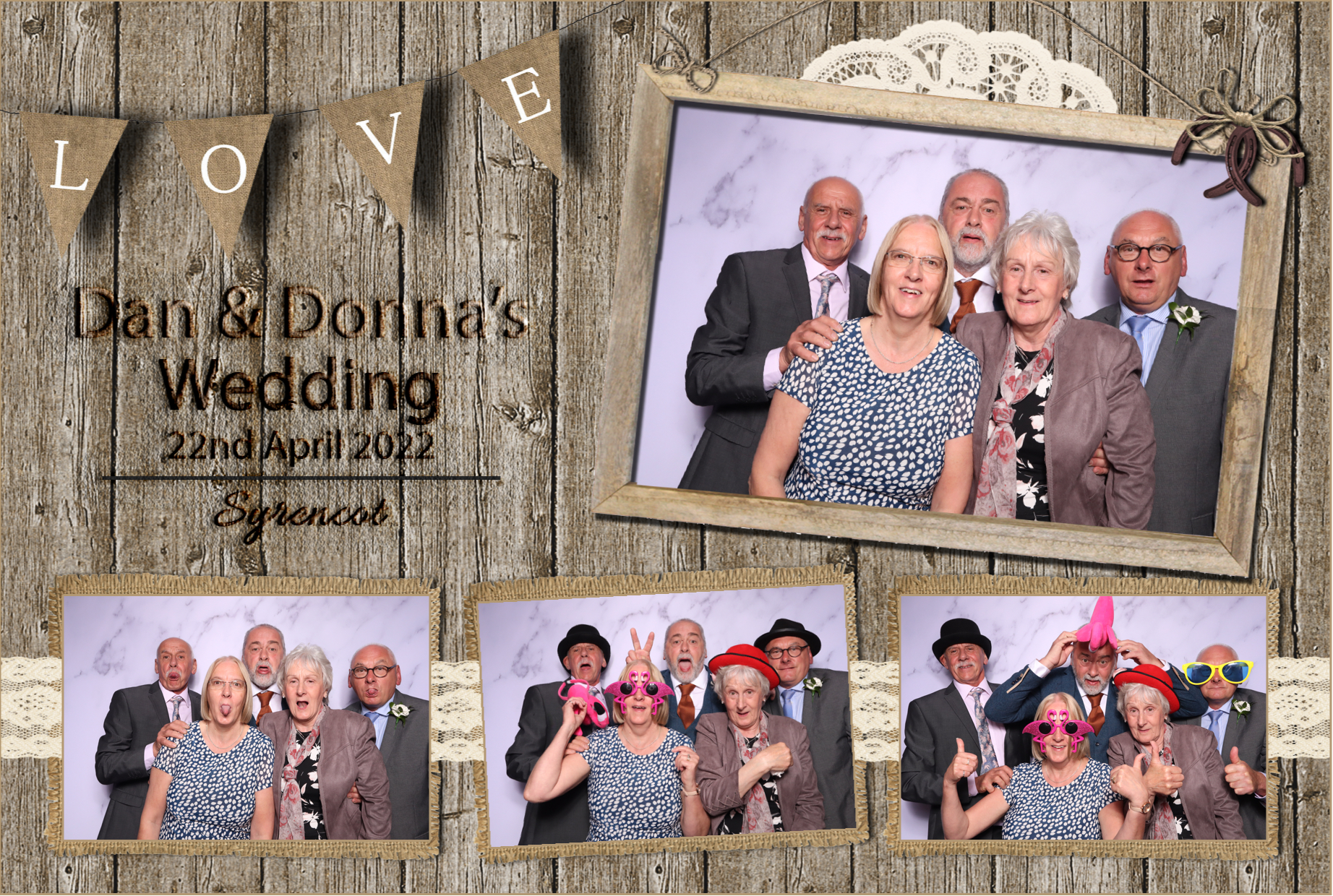 Dan & Donna | View more photos from the event at images.mobile-photo-booth.com/u/MobilePhotoBoothUK/Dan-Donna