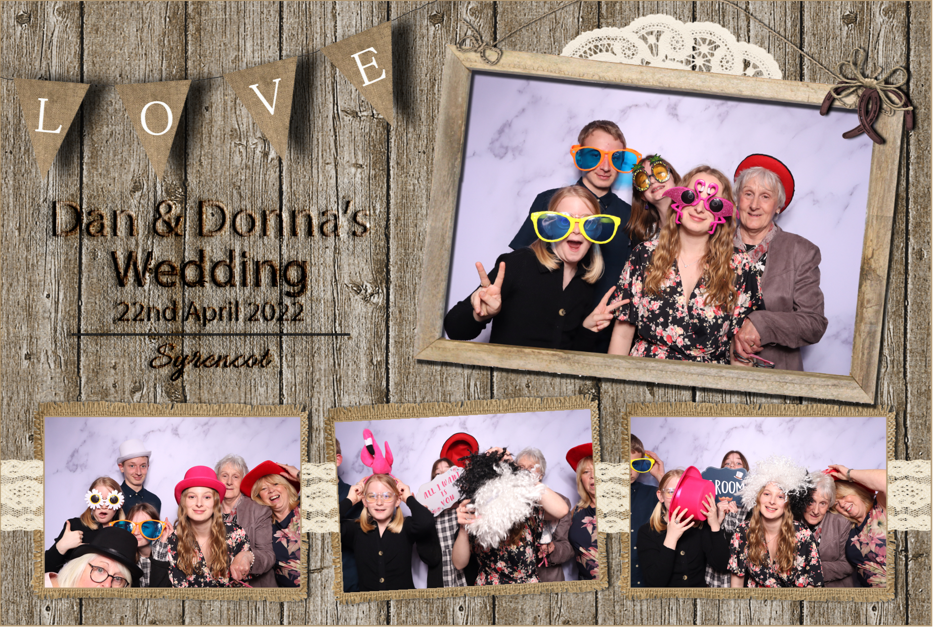 Dan & Donna | View more photos from the event at images.mobile-photo-booth.com/u/MobilePhotoBoothUK/Dan-Donna