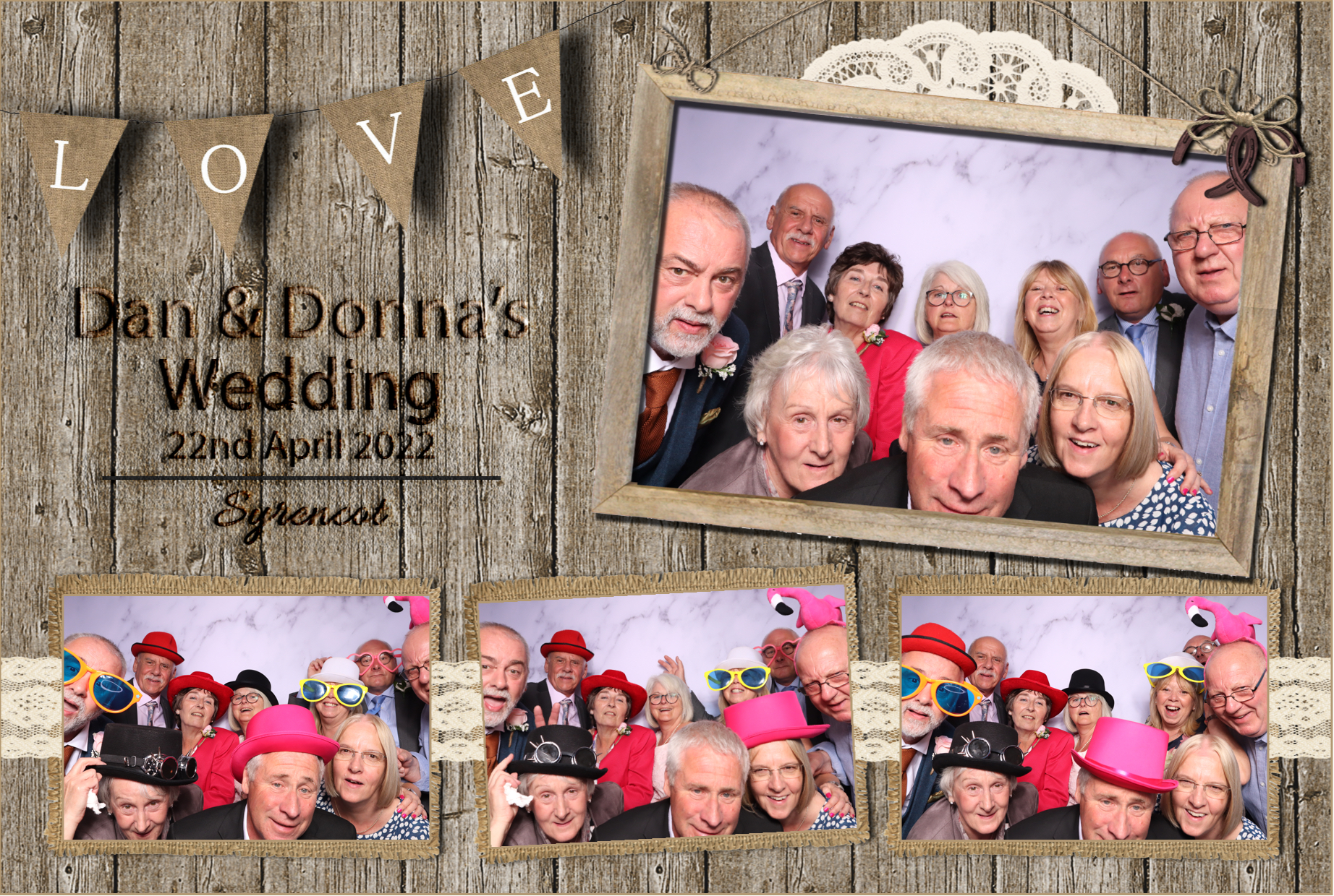 Dan & Donna | View more photos from the event at images.mobile-photo-booth.com/u/MobilePhotoBoothUK/Dan-Donna