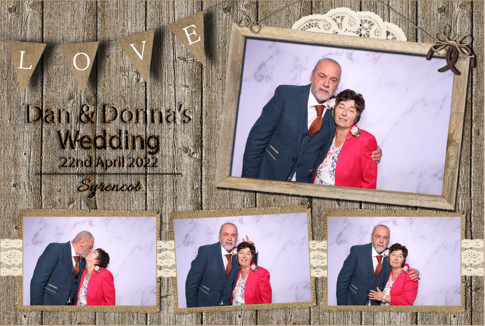 Dan & Donna | View more photos from the event at images.mobile-photo-booth.com/u/MobilePhotoBoothUK/Dan-Donna