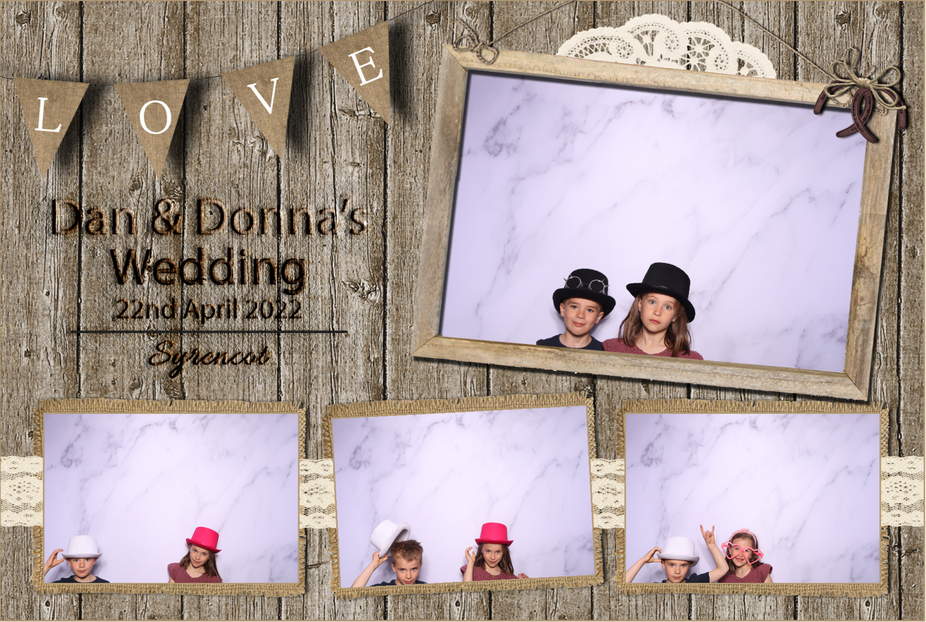 Dan & Donna | View more photos from the event at images.mobile-photo-booth.com/u/MobilePhotoBoothUK/Dan-Donna