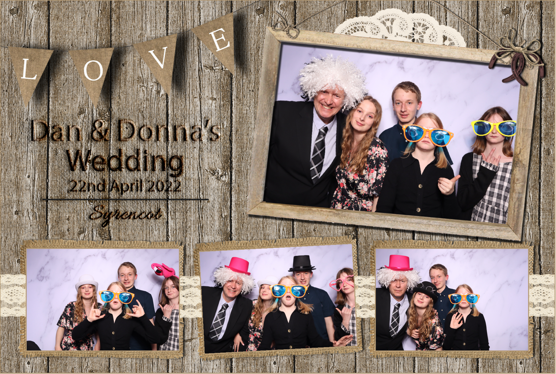 Dan & Donna | View more photos from the event at images.mobile-photo-booth.com/u/MobilePhotoBoothUK/Dan-Donna