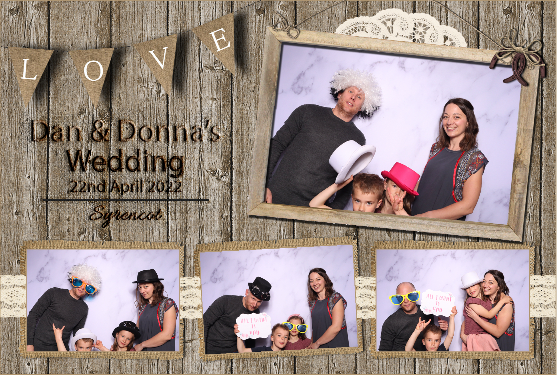Dan & Donna | View more photos from the event at images.mobile-photo-booth.com/u/MobilePhotoBoothUK/Dan-Donna