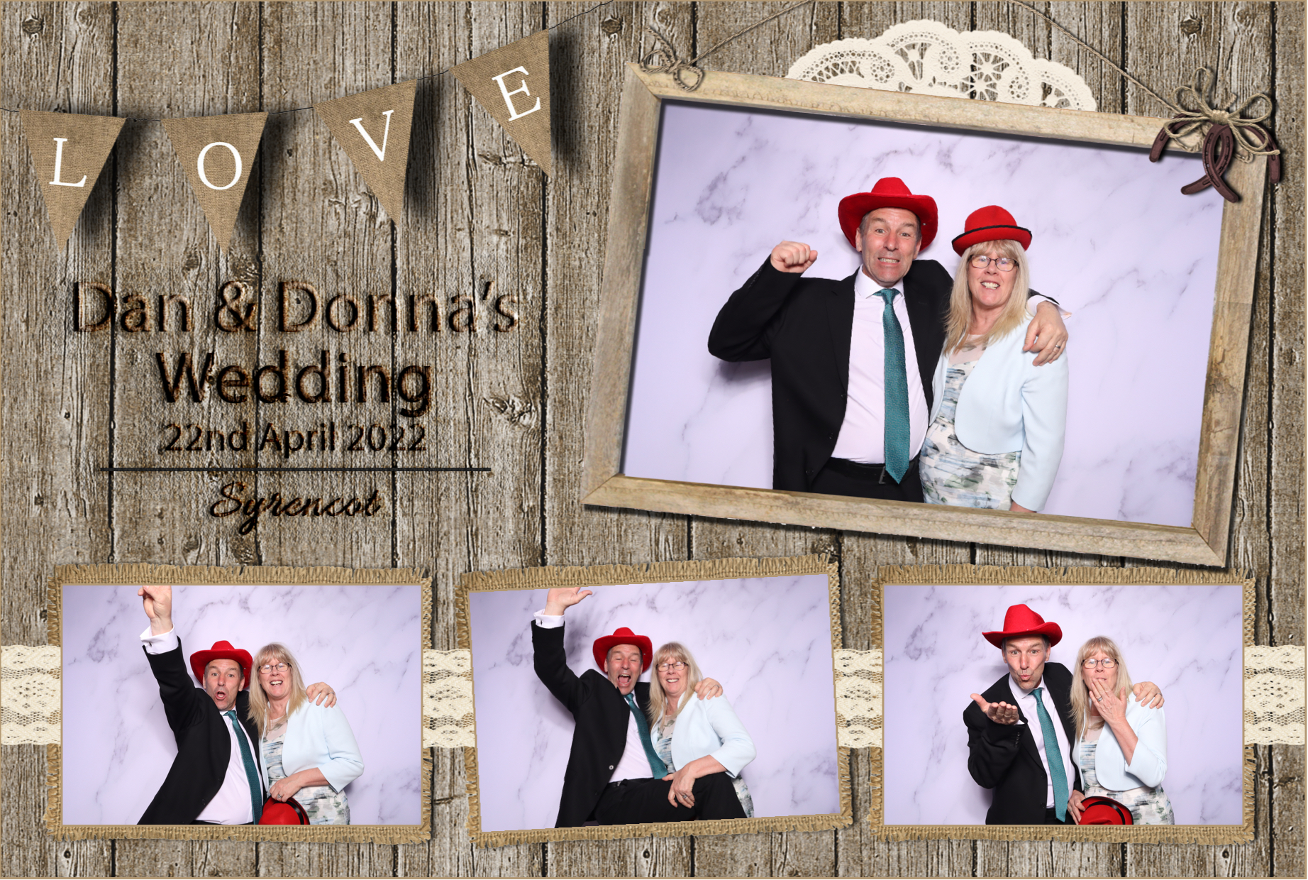 Dan & Donna | View more photos from the event at images.mobile-photo-booth.com/u/MobilePhotoBoothUK/Dan-Donna