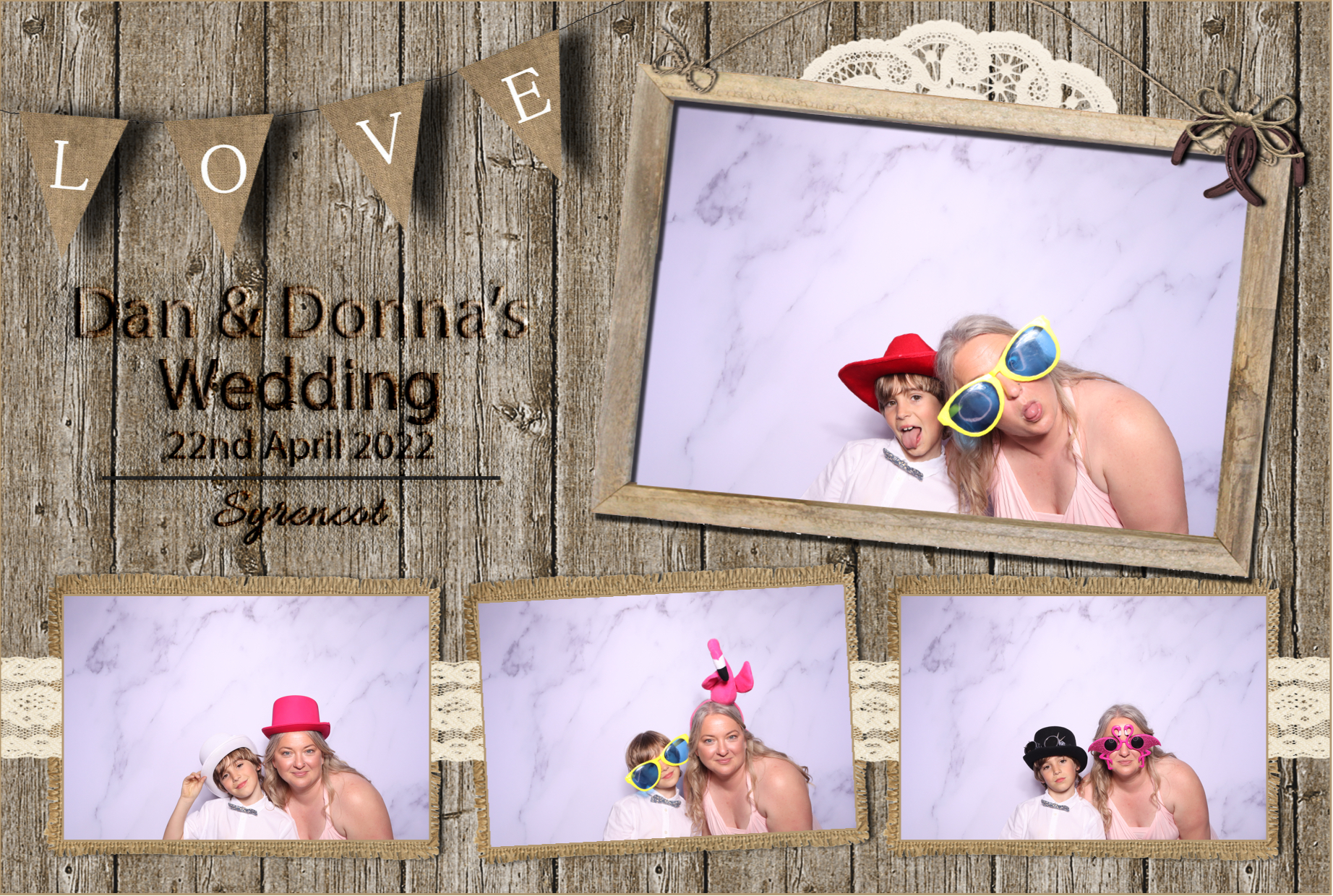 Dan & Donna | View more photos from the event at images.mobile-photo-booth.com/u/MobilePhotoBoothUK/Dan-Donna