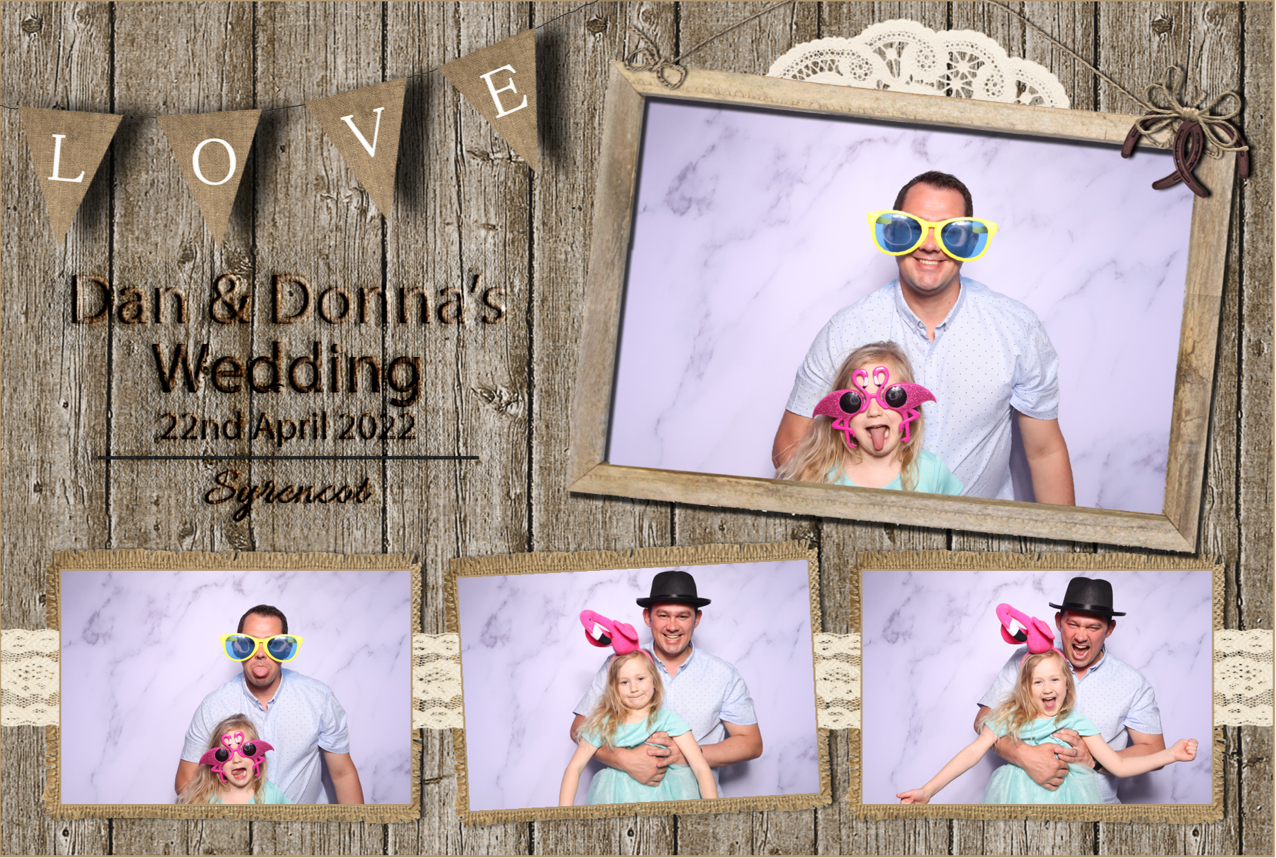Dan & Donna | View more photos from the event at images.mobile-photo-booth.com/u/MobilePhotoBoothUK/Dan-Donna