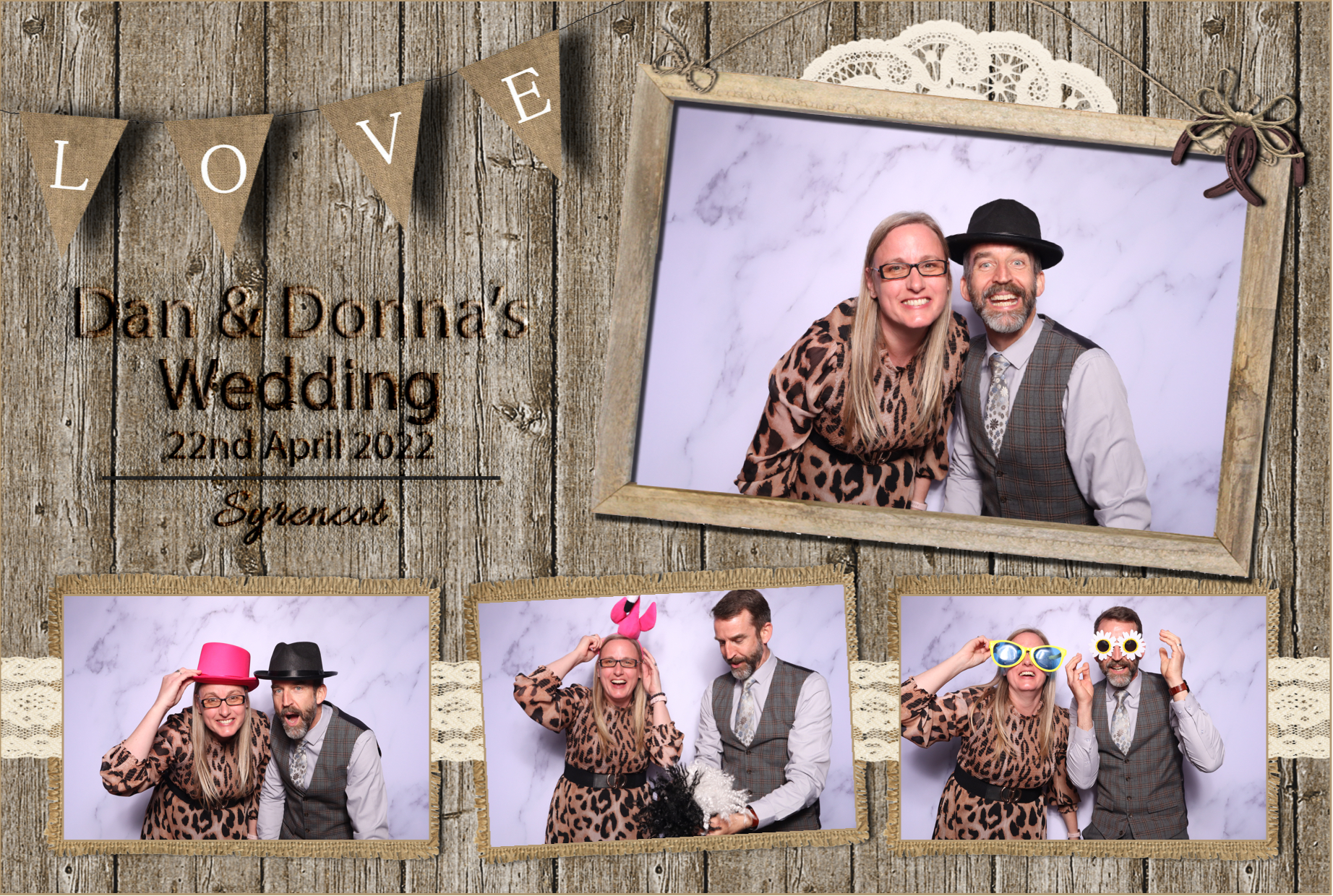 Dan & Donna | View more photos from the event at images.mobile-photo-booth.com/u/MobilePhotoBoothUK/Dan-Donna