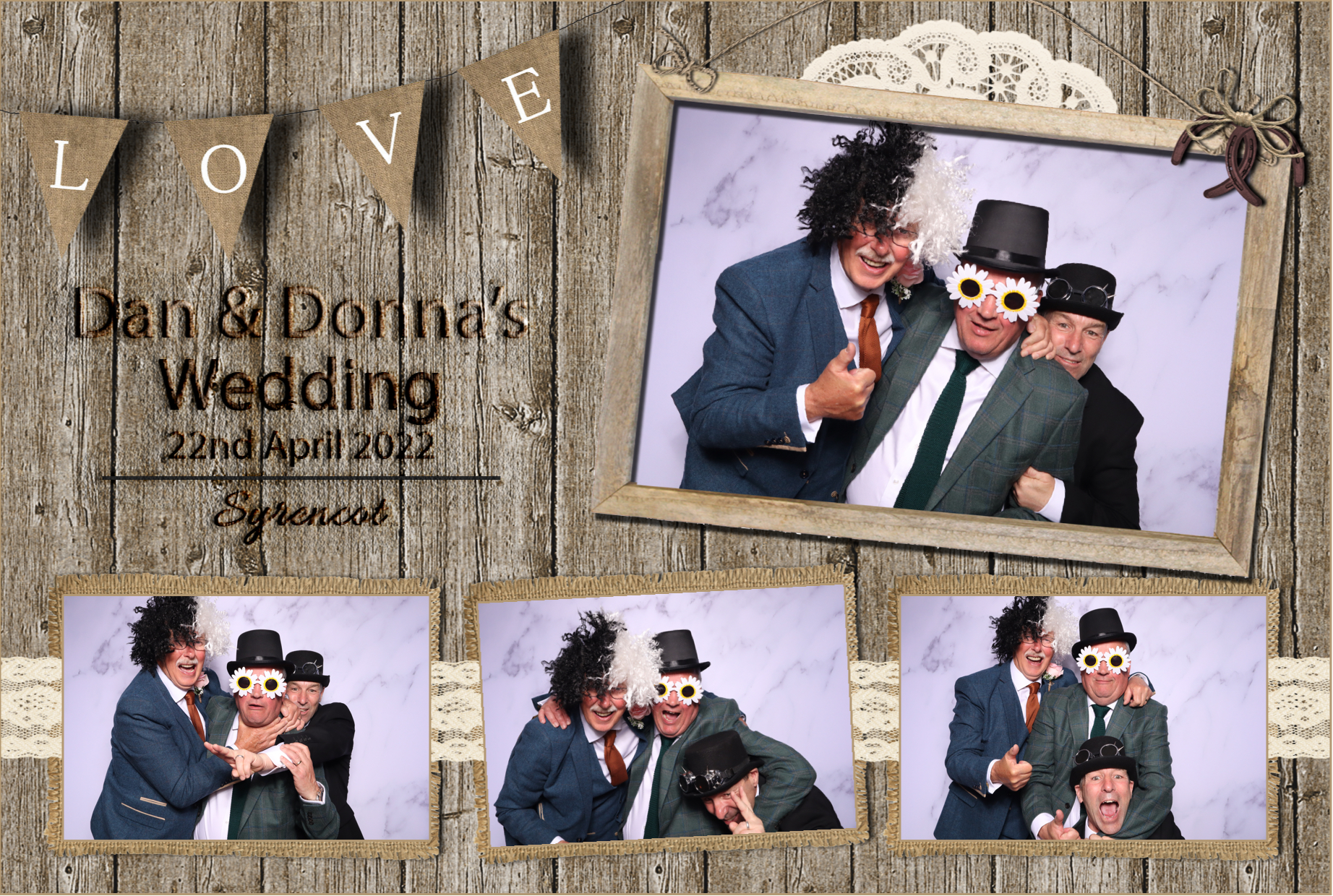Dan & Donna | View more photos from the event at images.mobile-photo-booth.com/u/MobilePhotoBoothUK/Dan-Donna