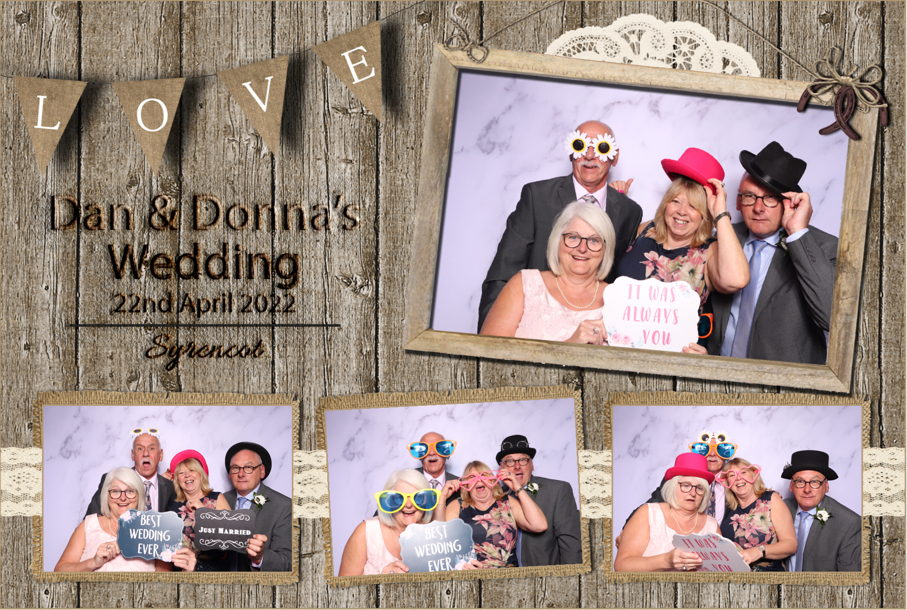 Dan & Donna | View more photos from the event at images.mobile-photo-booth.com/u/MobilePhotoBoothUK/Dan-Donna