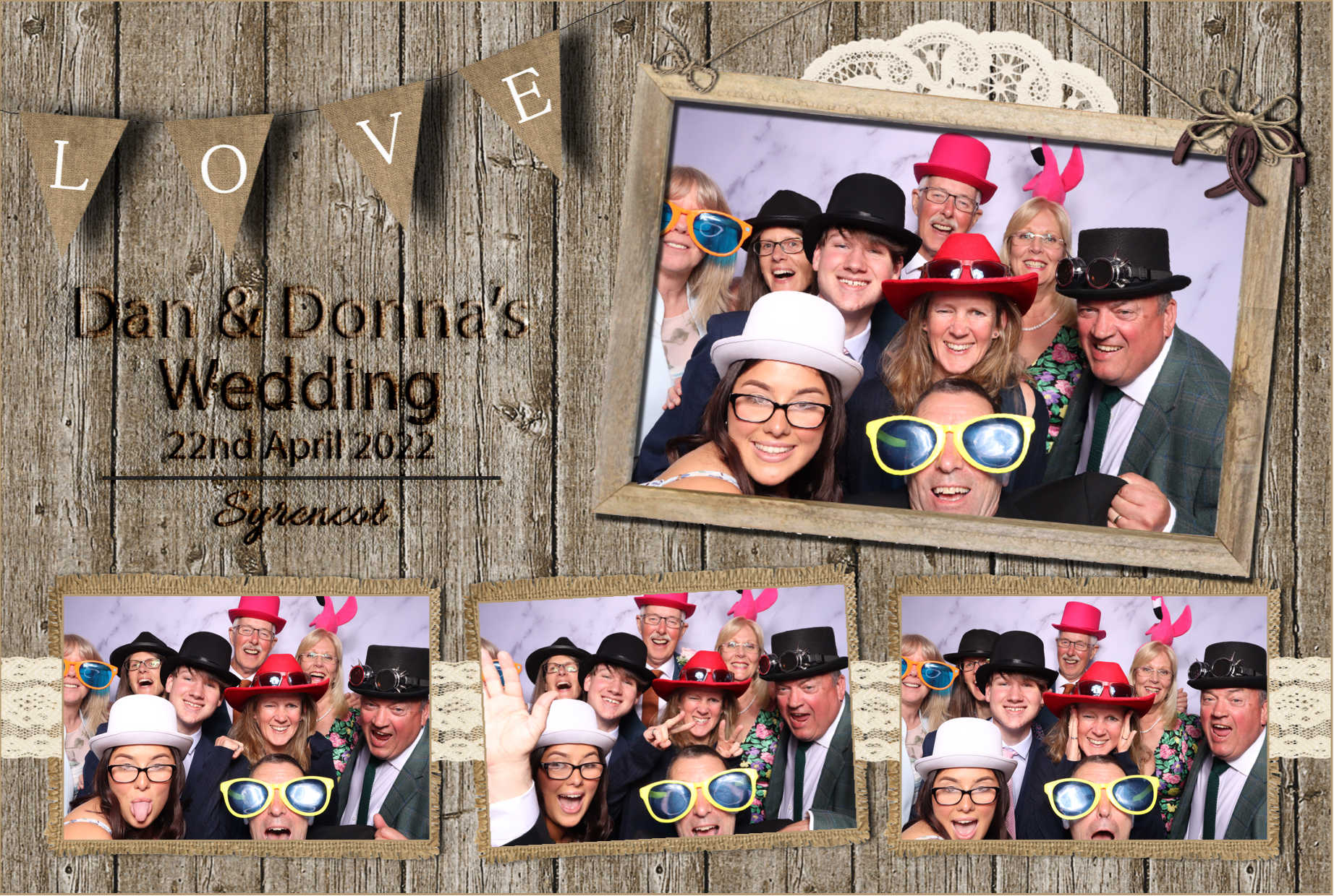 Dan & Donna | View more photos from the event at images.mobile-photo-booth.com/u/MobilePhotoBoothUK/Dan-Donna